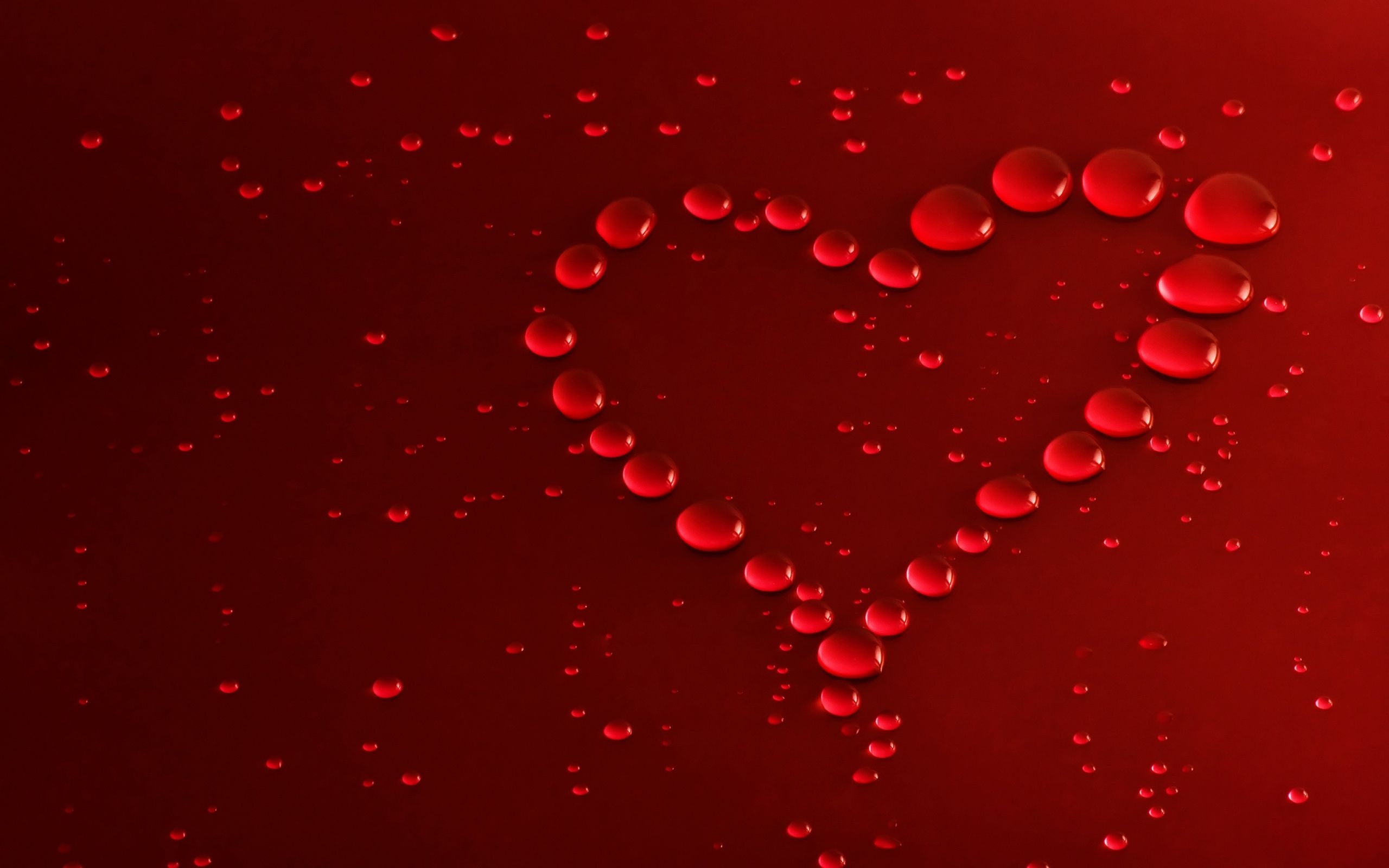 2560x1600 Cute Red Bubbles 31042 px, Desktop