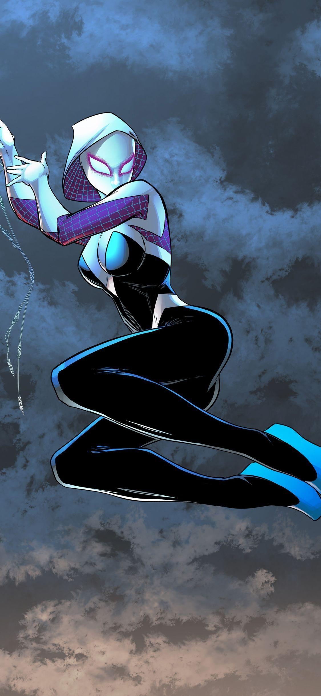 1130x2440 Gwen In Spider Man Into The Spider Verse iPhone X Gwen In Spider Man Into The Spider Verse iPhone X is an HD d. Spider verse, Marvel wallpaper, iPhone wallpaper, Phone