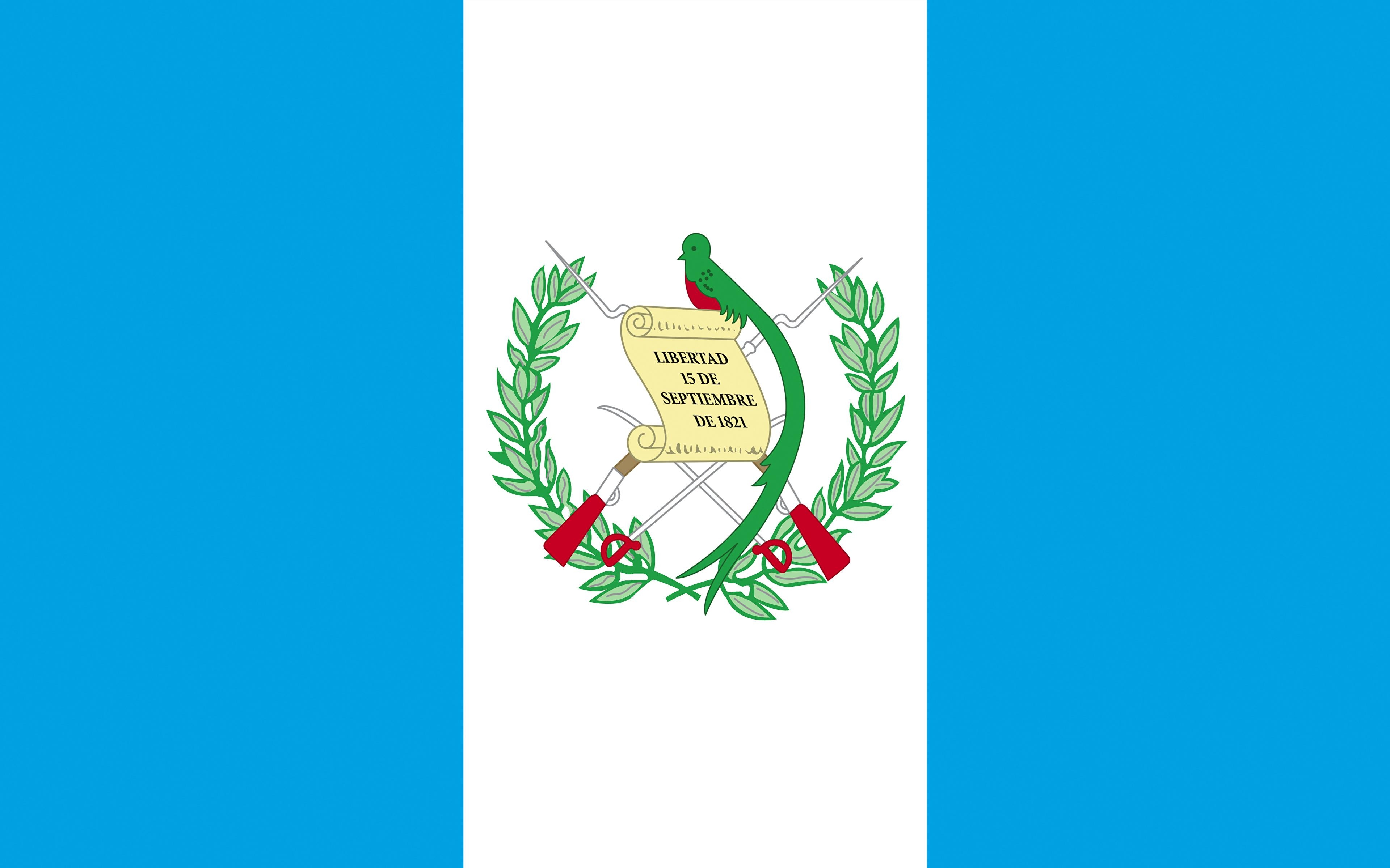 3840x2400 image Guatemala Flag Stripes, Desktop