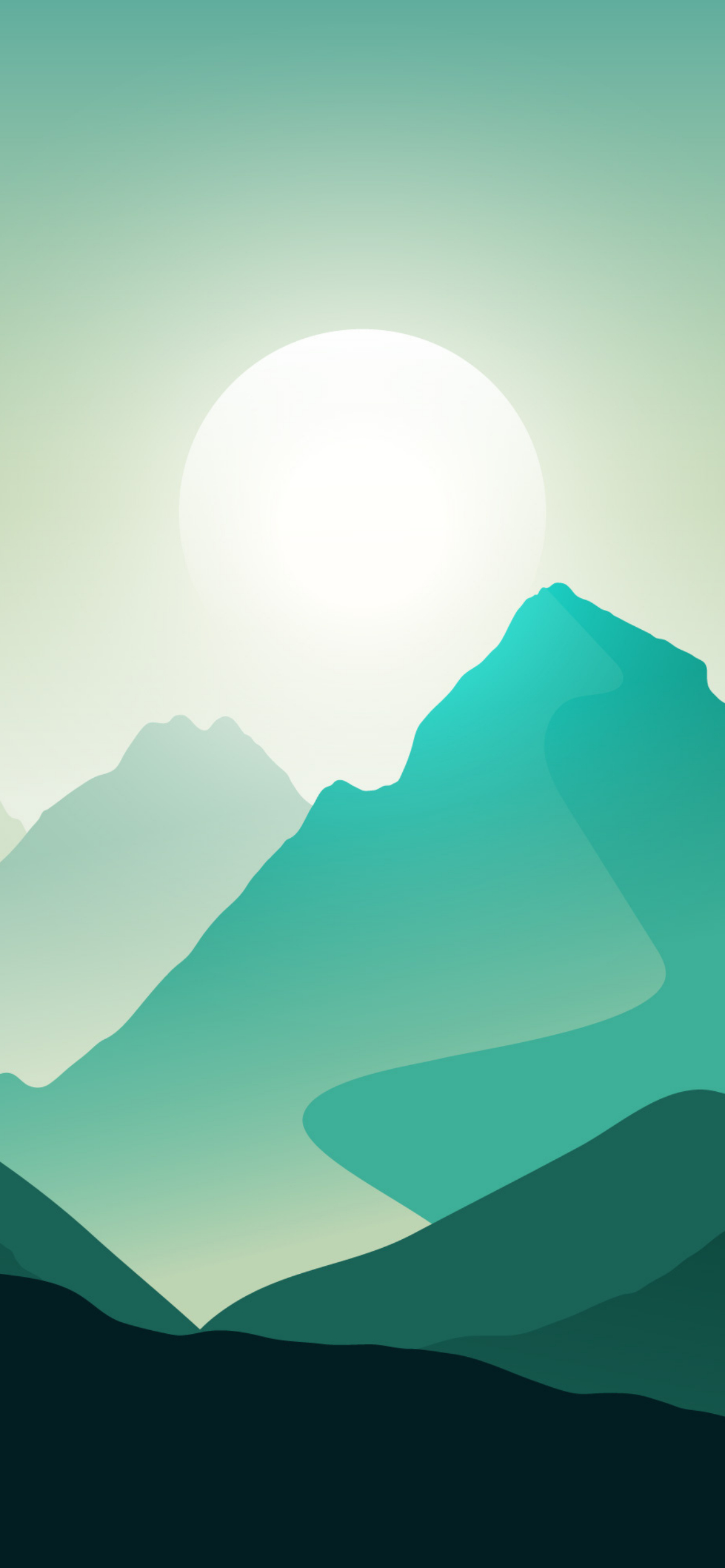 1170x2540 Flat Art Wallpaper for iPhone & iPad, Phone