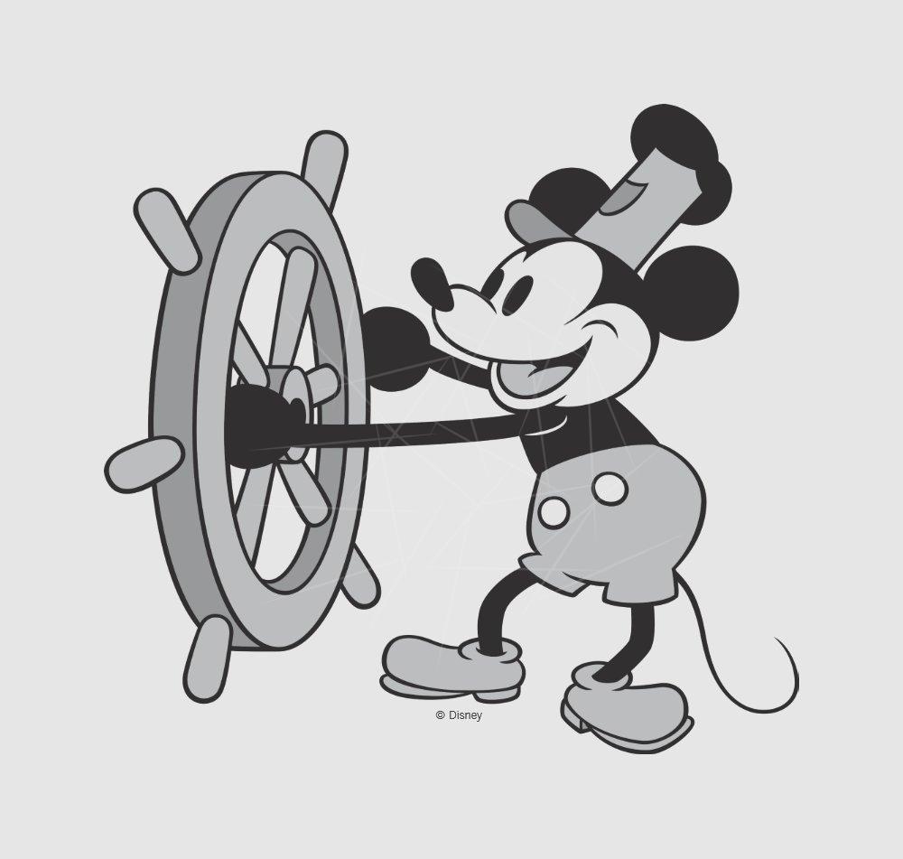 1000x960 Steamboat Willie PNG Free Download For Cricut & Silhouette Plus Resource For Print On Demand, Desktop