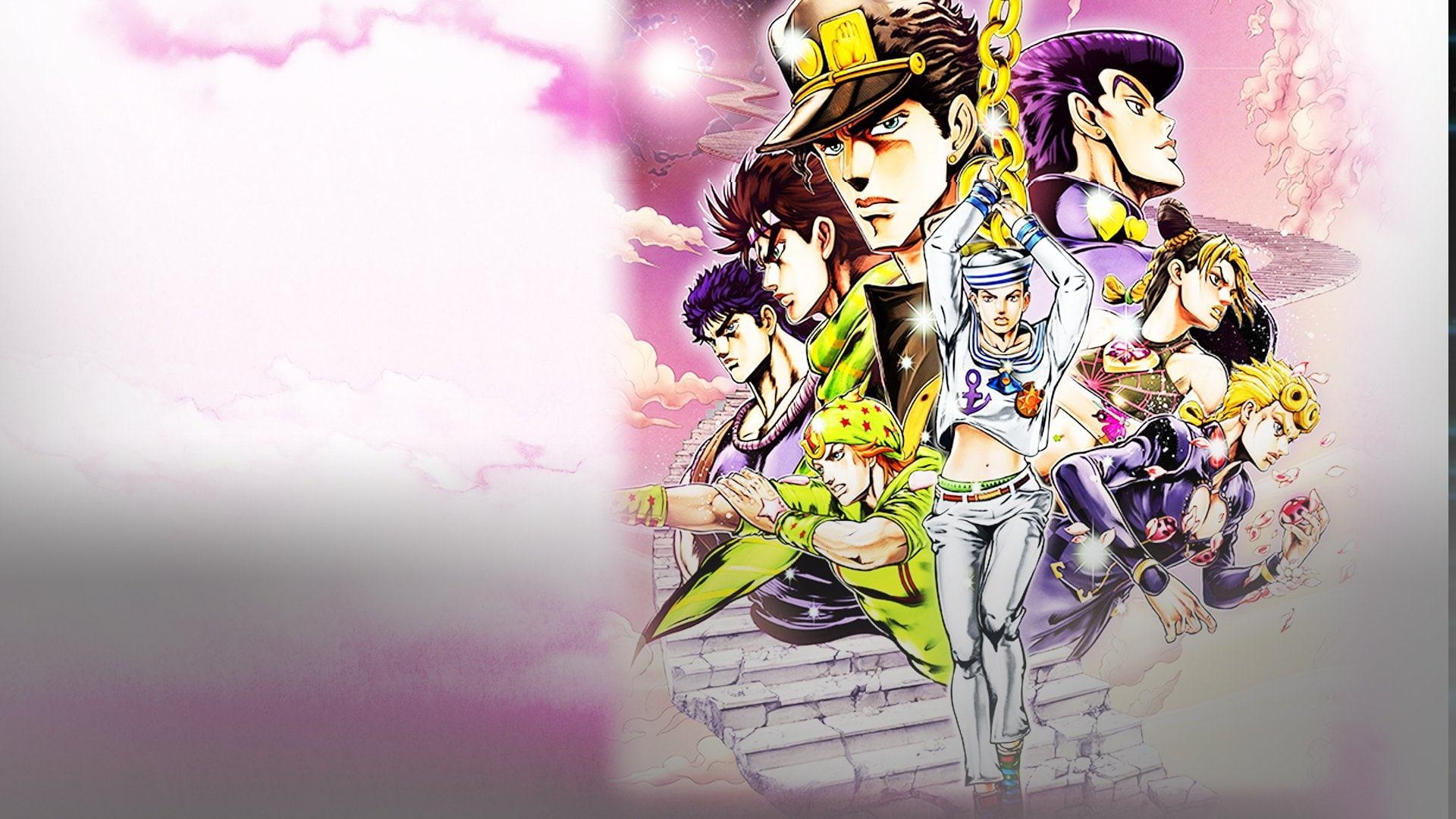 1920x1080 JoJo's Bizarre Adventure, Jonathan Joestar, Joseph Joestar, Jotaro, Desktop