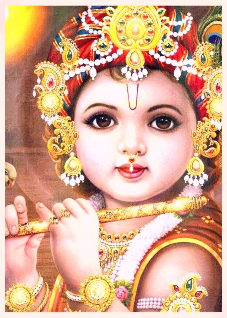 750x1050 God Krishna HD Image & Baby Krishna Wallpaper For Mobile 1080p, Phone