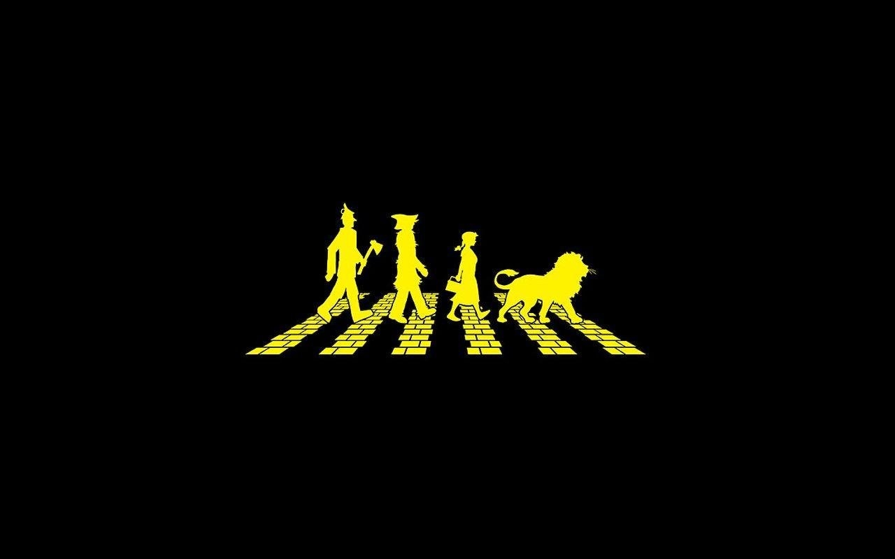 1280x800 Abbey Road, yellow, Wizard Of Oz, The Beatles, bricks, oz, Desktop