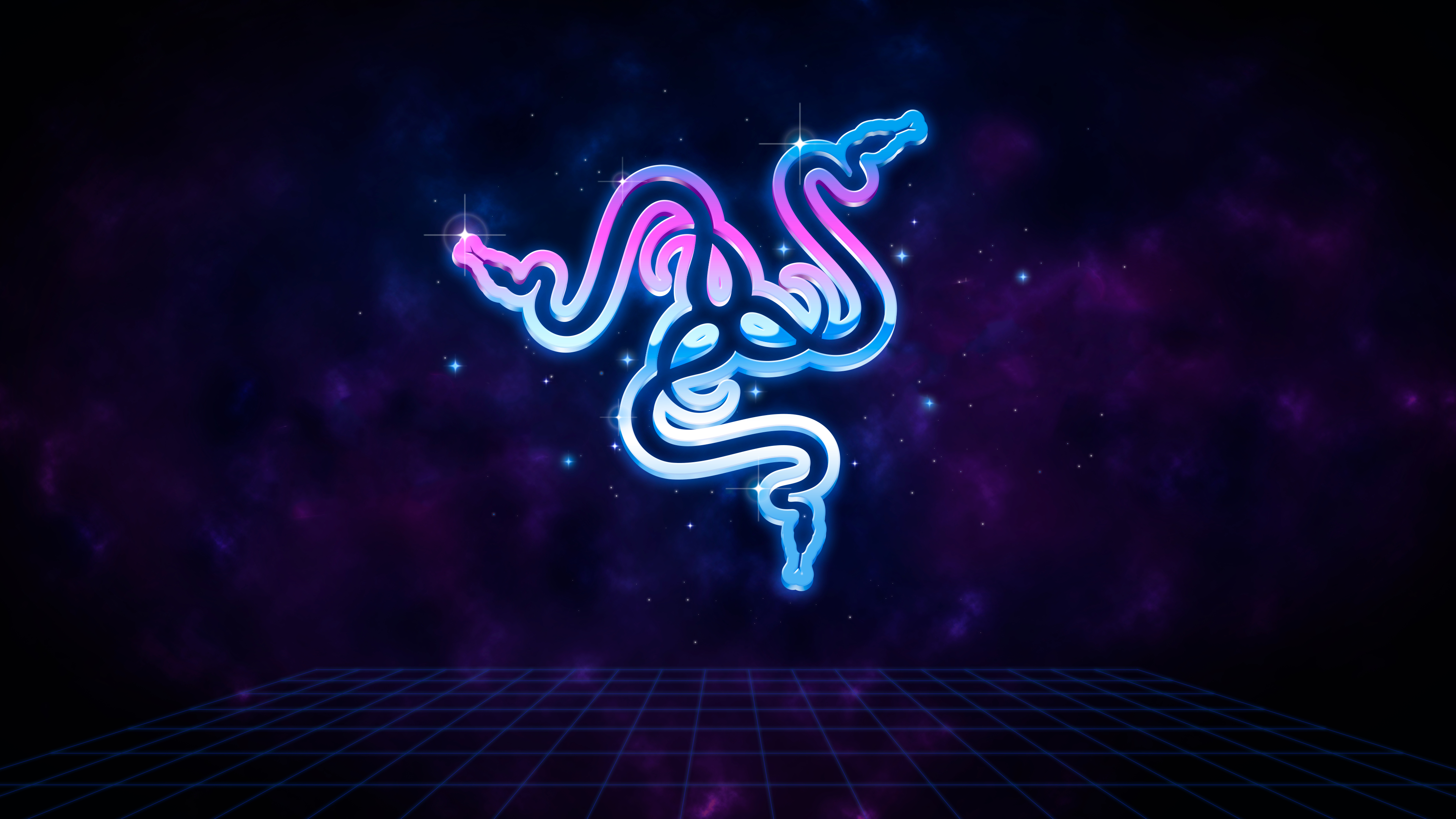 3840x2160 I removed the text from the Vice City wallpaper: razer, Desktop