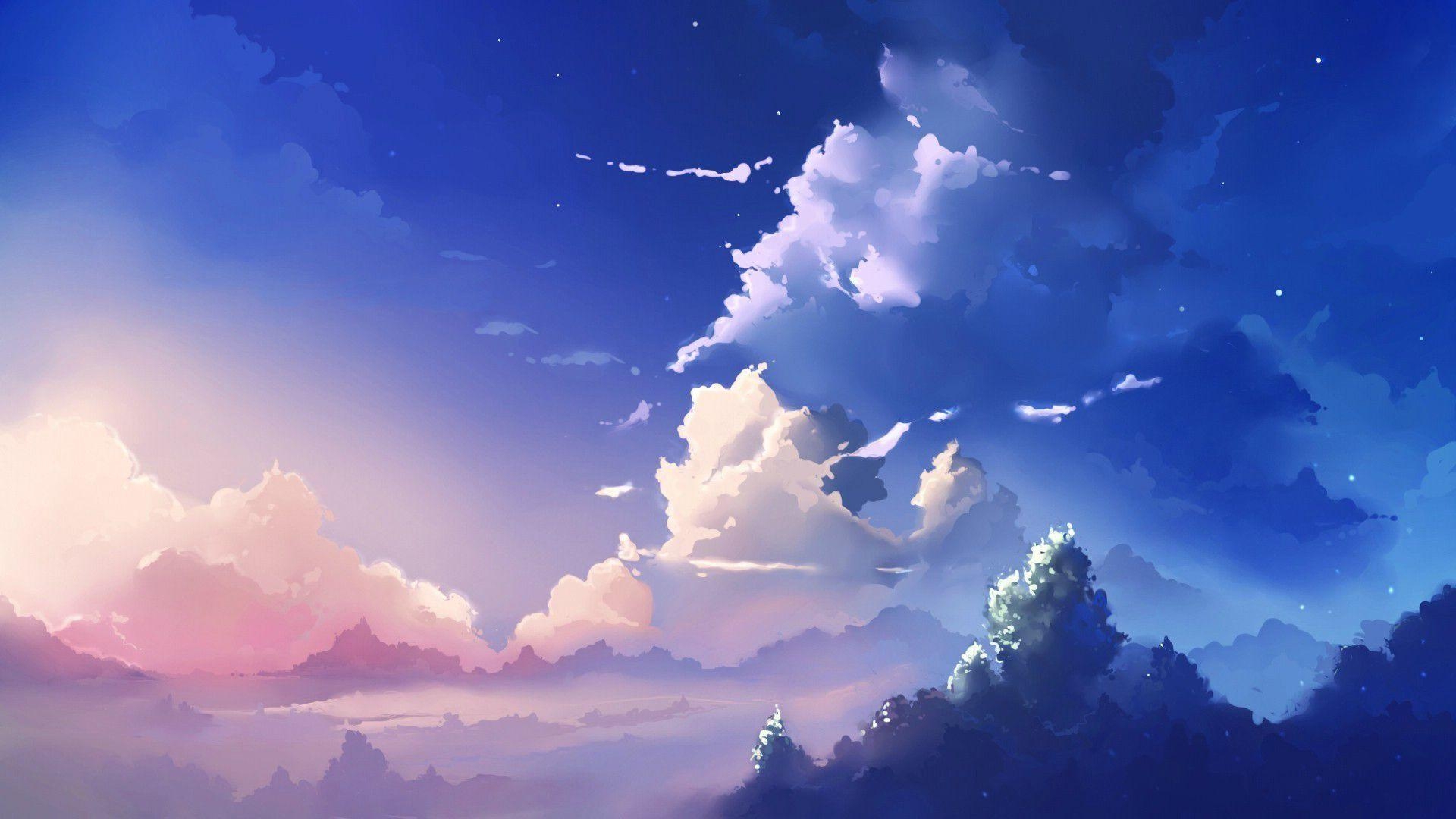 1920x1080 Download clouds, digital art, sky wallpaper (ID 46532127), Desktop