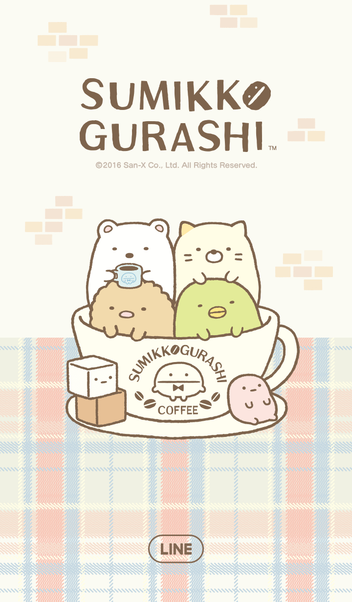 720x1240 Line, San X, And Wallpaper Image Gurashi In Japanese, Phone