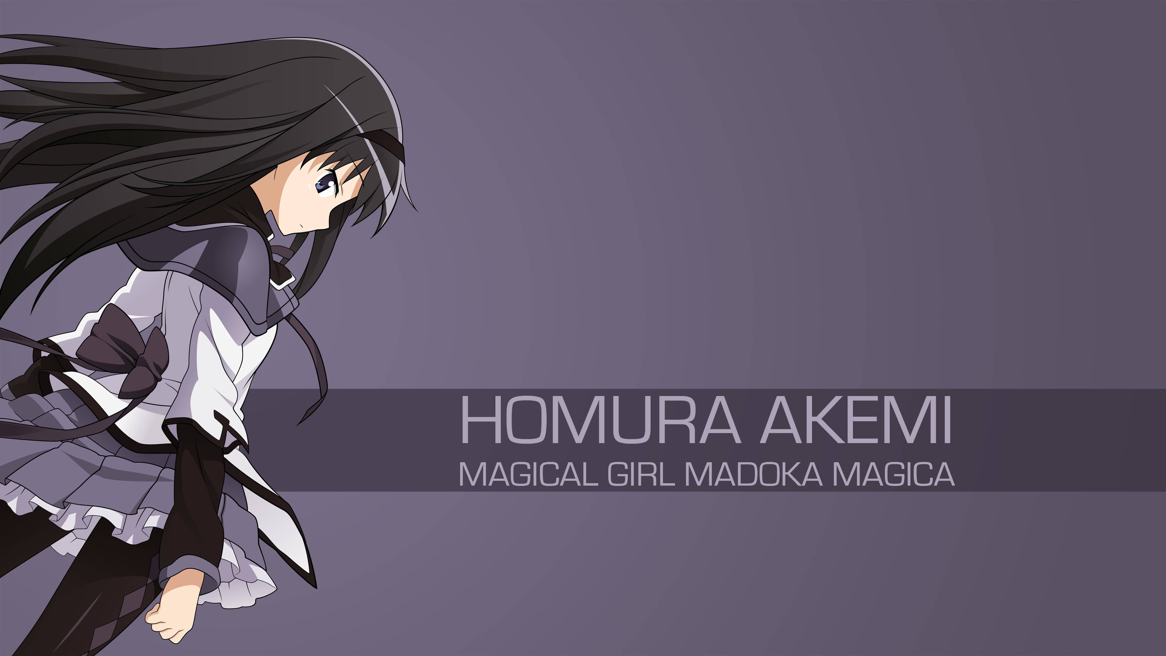 3840x2160 Homura Akemi Magical Girl Madoka Magica UHD 4K Wallpaper, Desktop