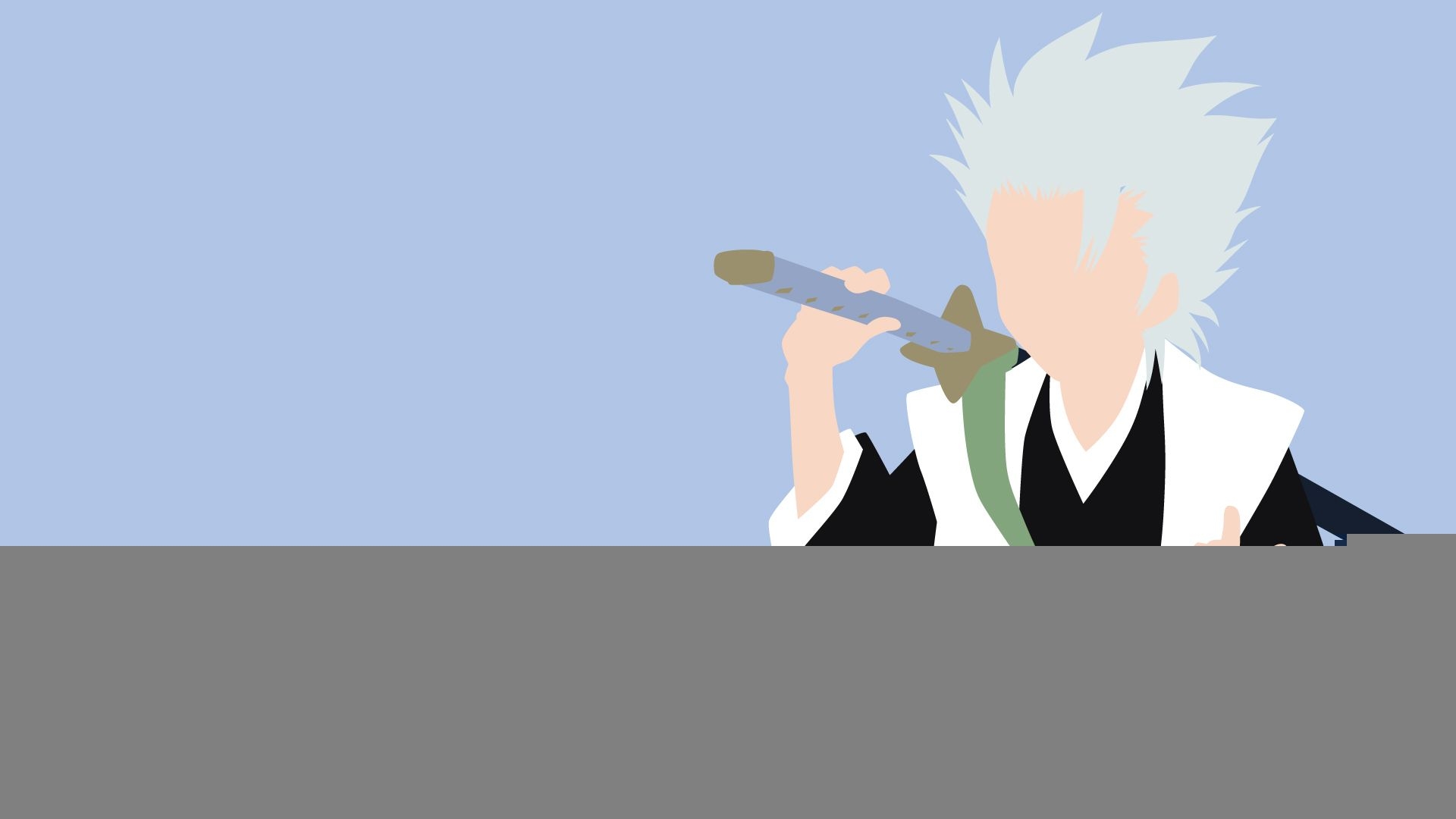 1920x1080 Hitsugaya Toshiro Bleach Minimalistic Wallpaper by matsumayu. Daily Anime Art, Desktop