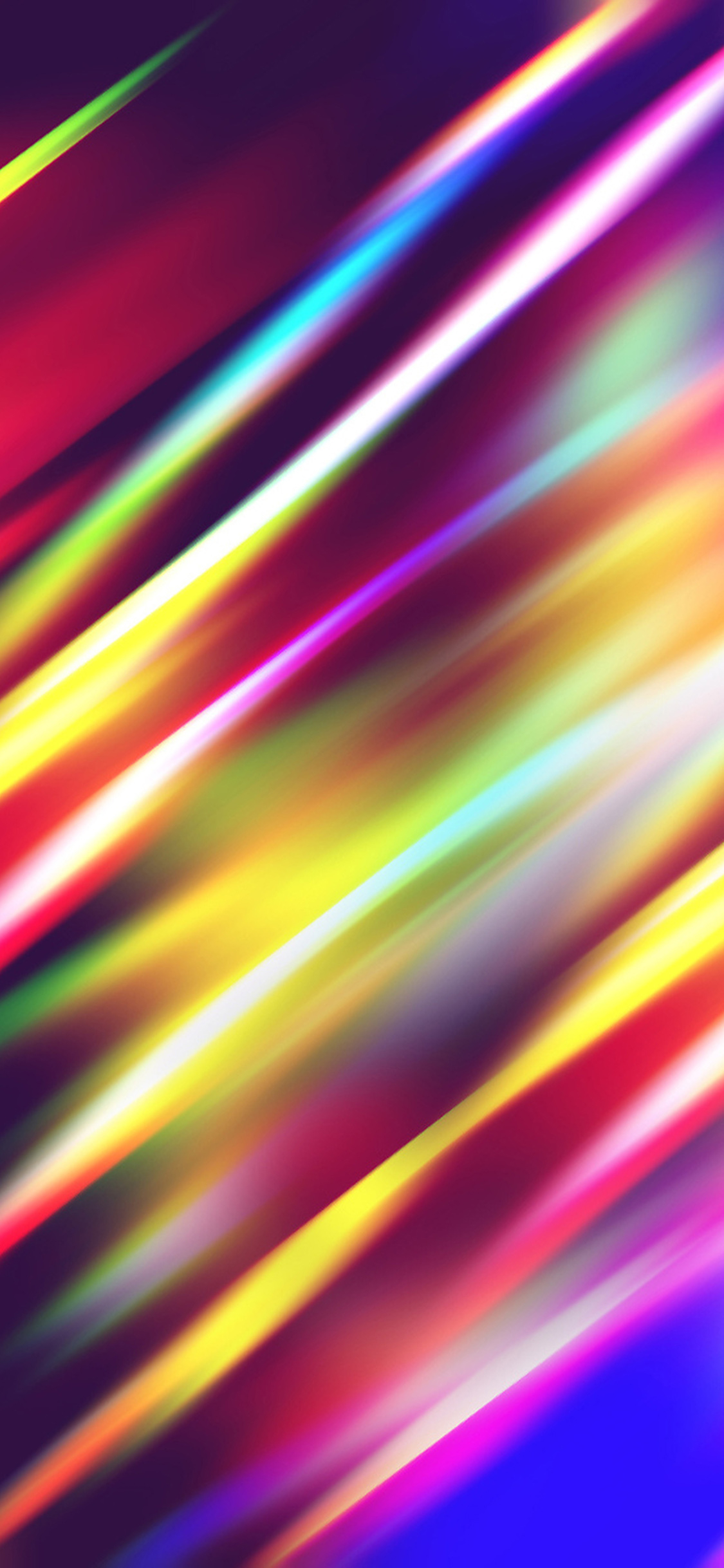 1130x2440 Lights rainbow pattern iPhone X Wallpaper Free Download, Phone