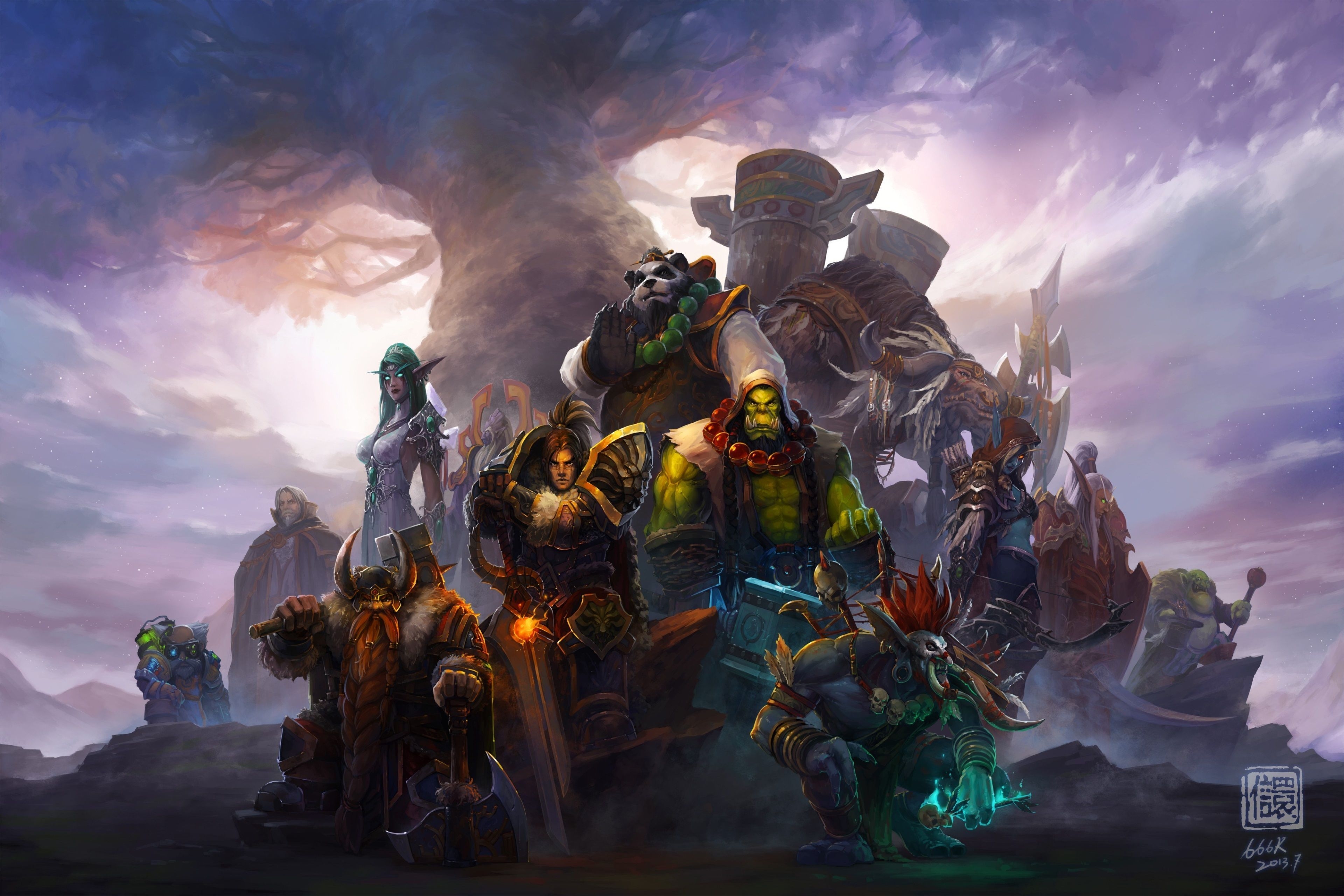 3840x2560 hd wallpaper for desktop. Warcraft art, Desktop