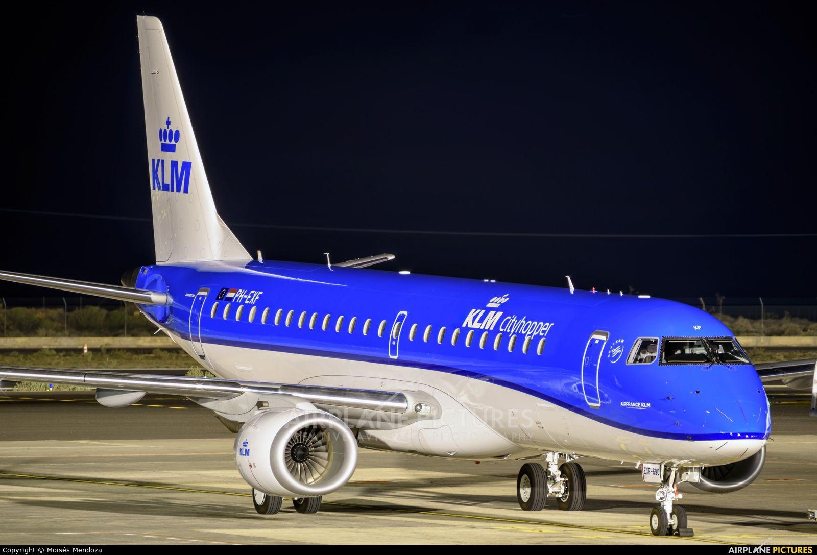 1600x1090 PH EXF Cityhopper Embraer ERJ 190 (190 100) At Tenerife Sur, Desktop