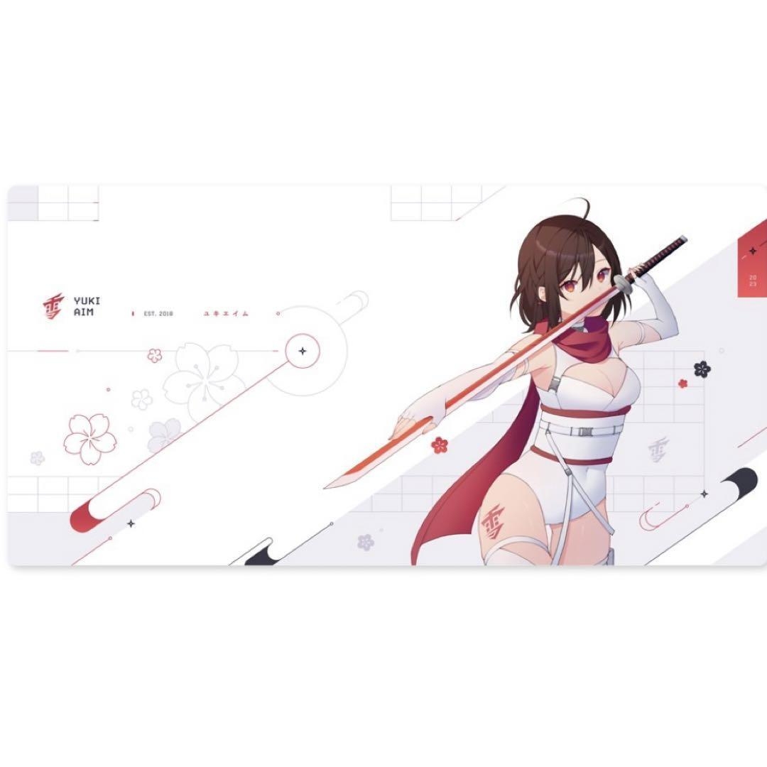 1080x1080 Yuki Aim mouse pad 2023 Katana white XL, Phone