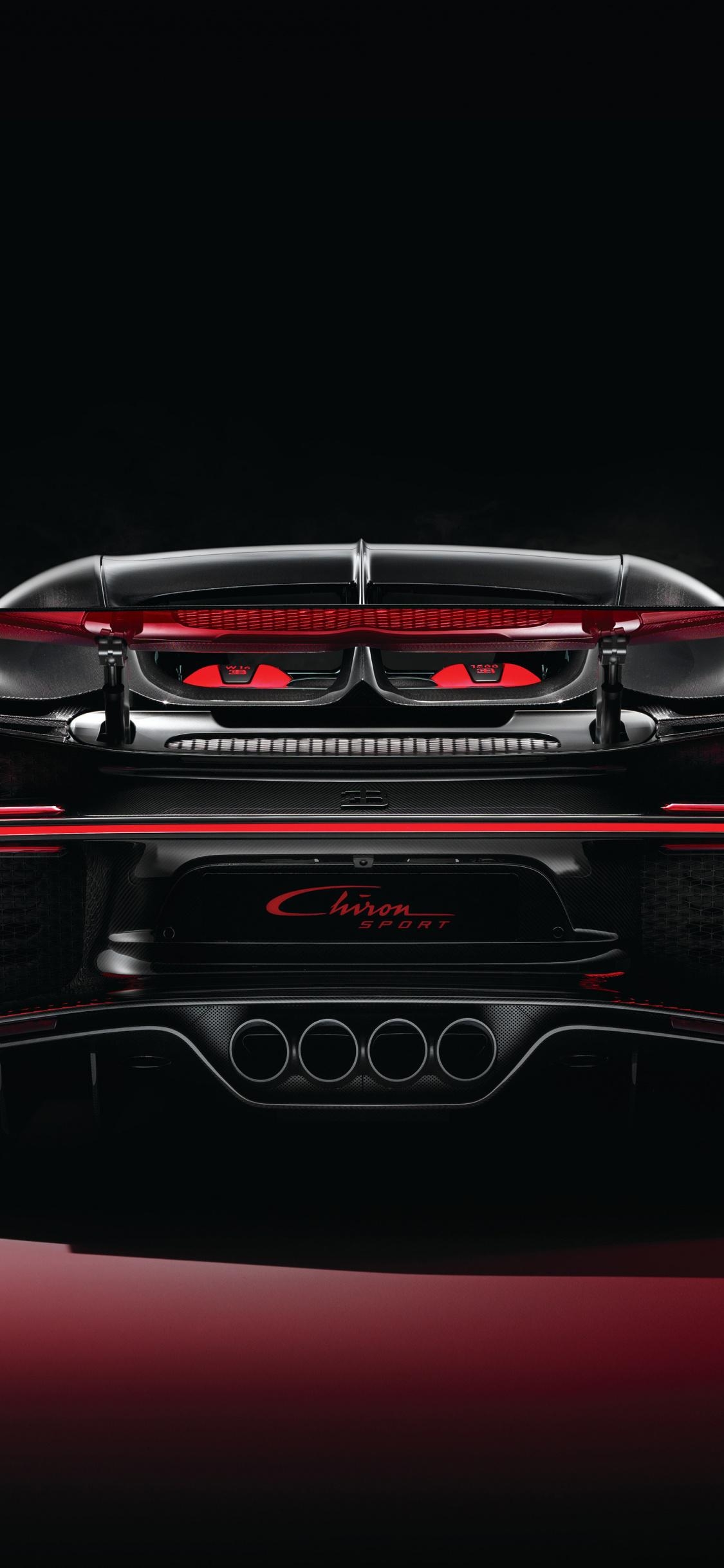 1130x2440 Download  wallpaper bugatti chiron sport, 2018, Phone