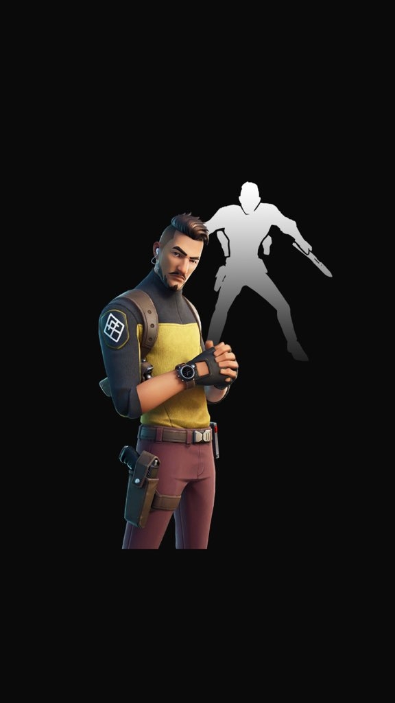 580x1030 Hugo Fortnite wallpaper, Phone