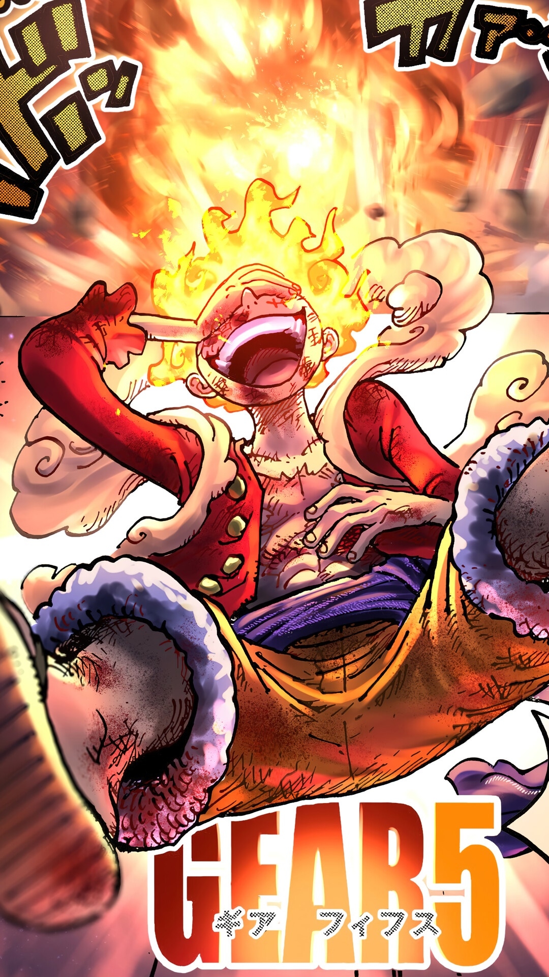 1080x1920 Monkey D. Luffy, Gear One Piece Gallery HD Wallpaper, Phone