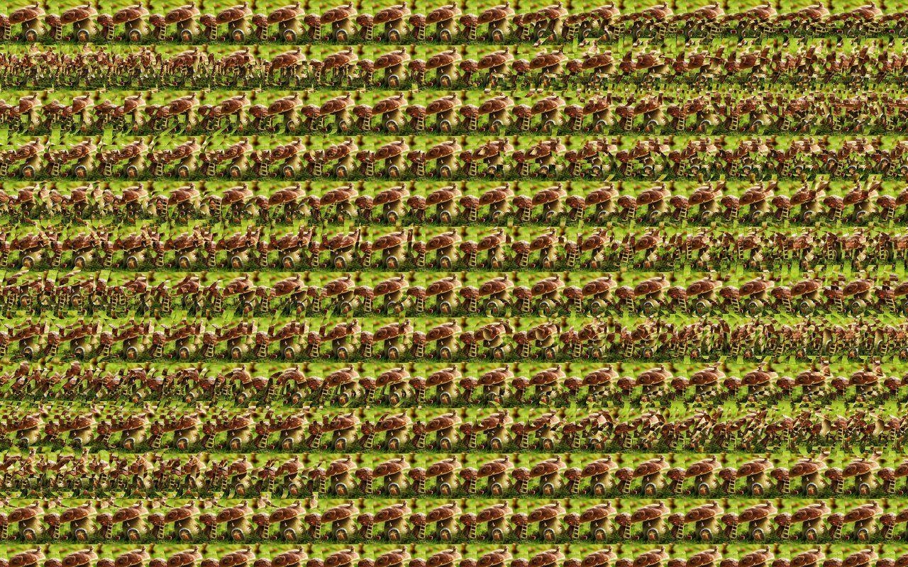 1280x800 Stereogram Wallpaper, Desktop