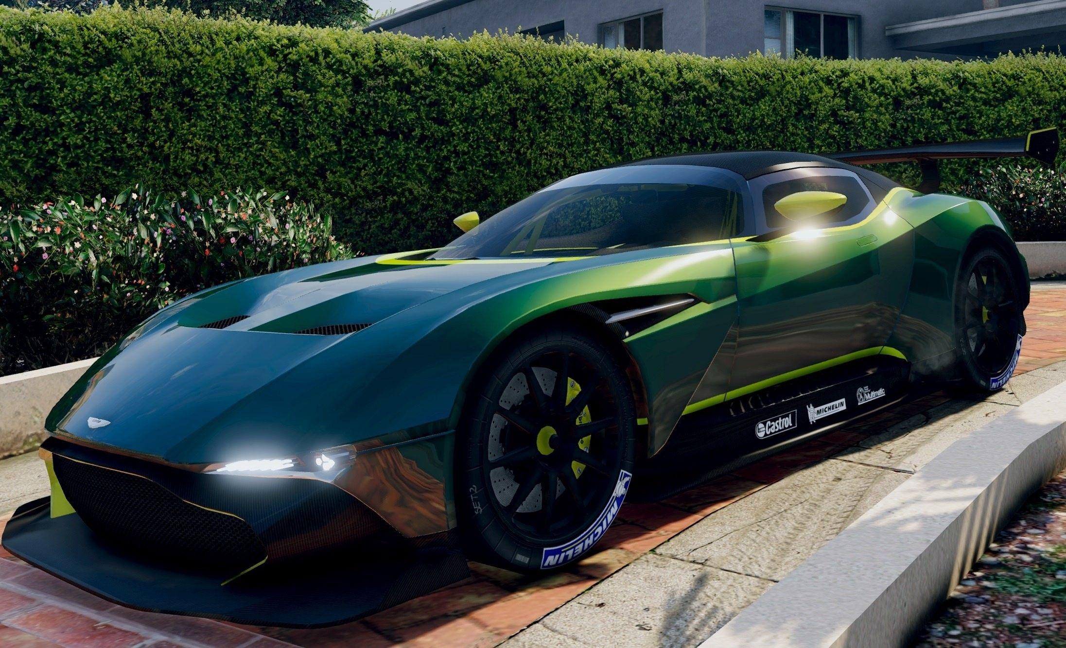 2200x1340 Green 2016 aston martin vulcan wallpaper, Desktop