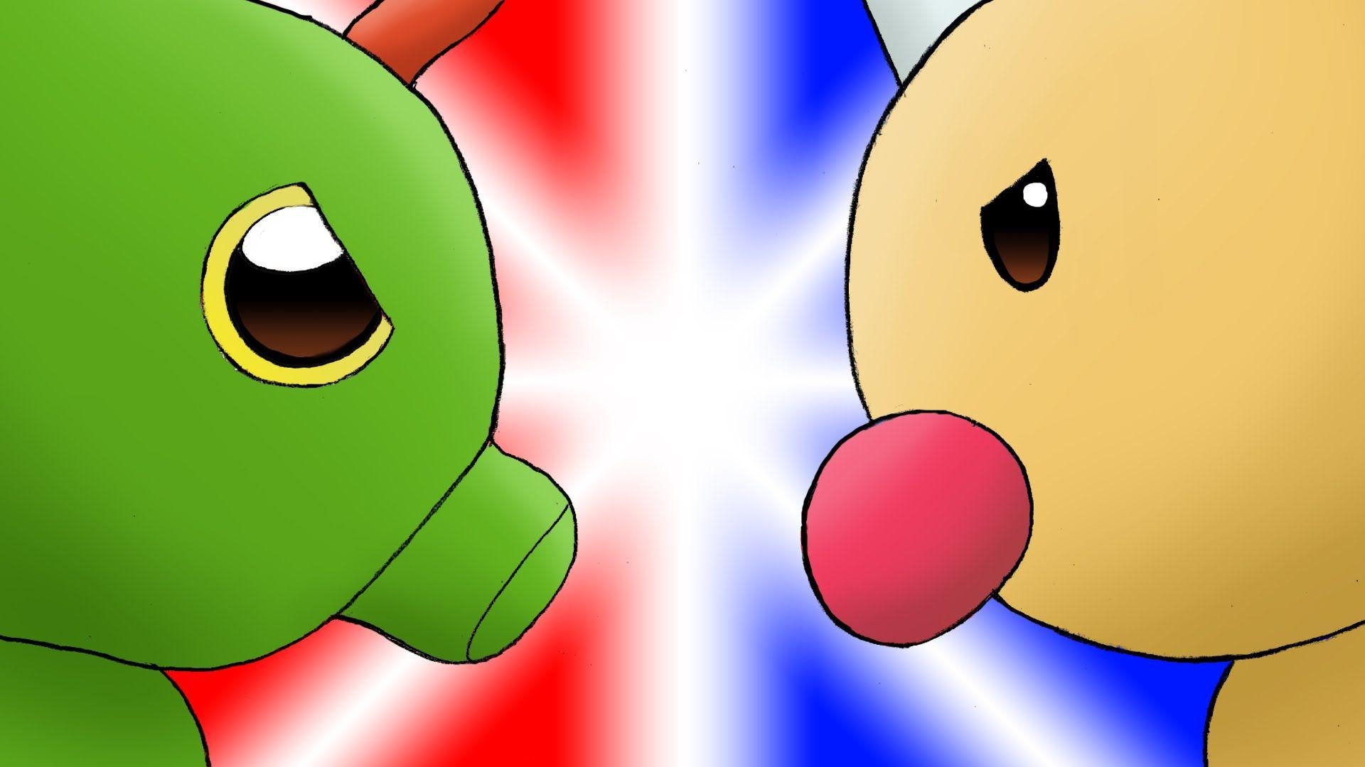 1920x1080 Caterpie vs Weedle Animation, Desktop