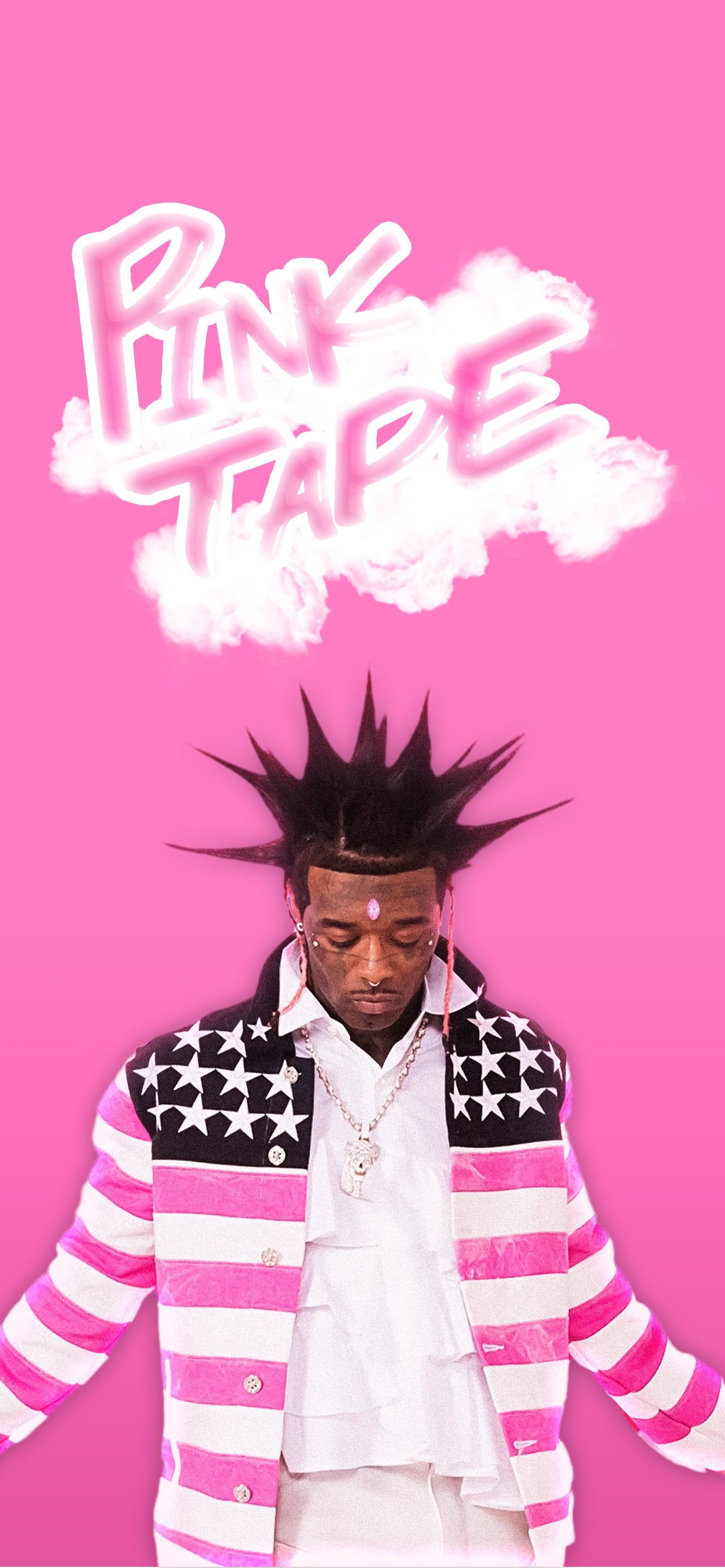 1290x2780 Pink Tape Wallpaper i create for fun, Phone