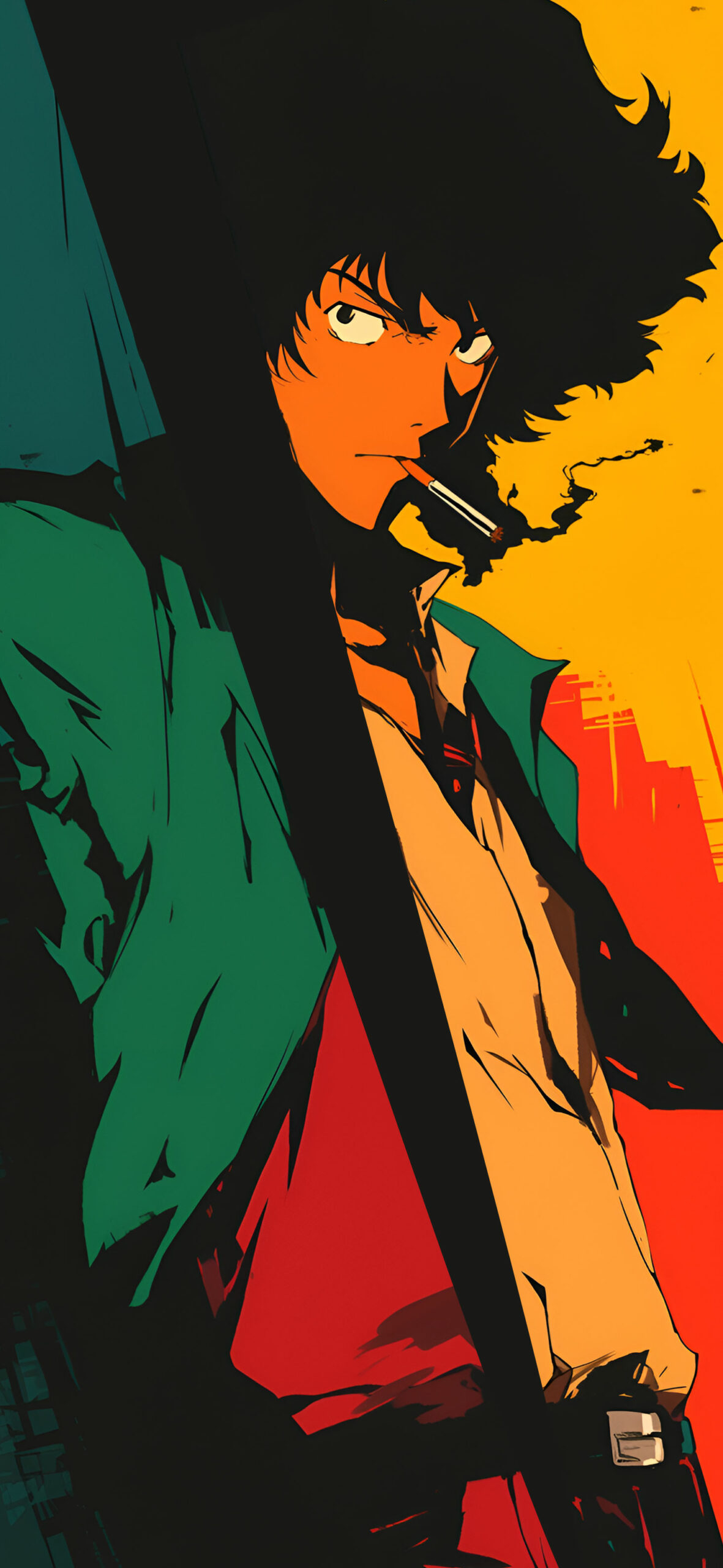 1190x2560 Cowboy Bebop Spike Spiegel Retro, Phone