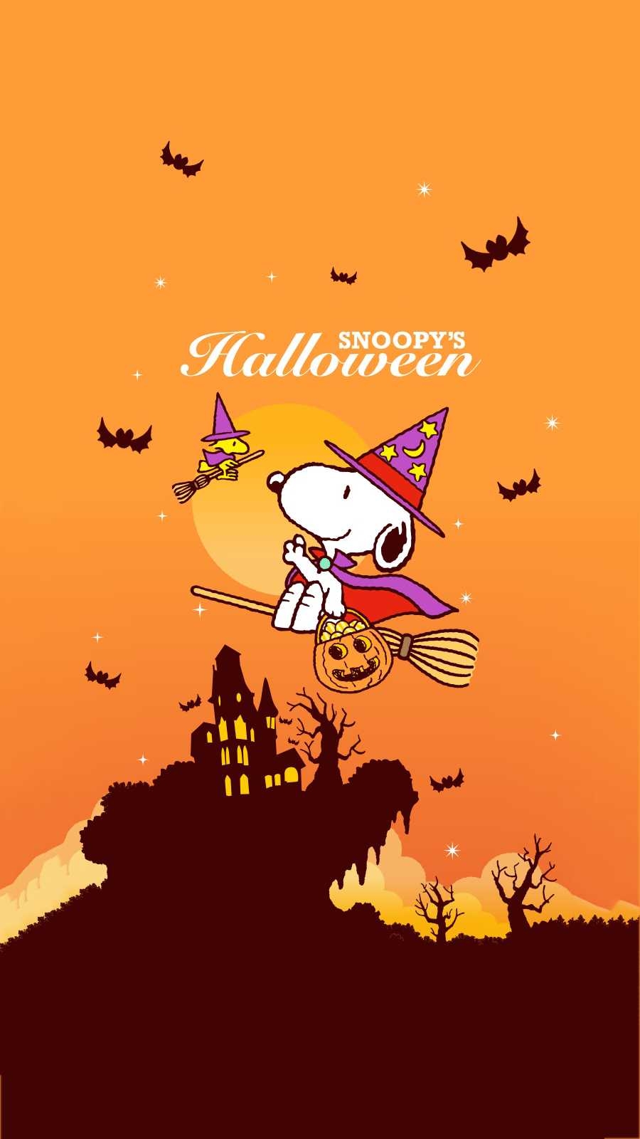 900x1600 Snoopy Halloween Wallpaper, Phone