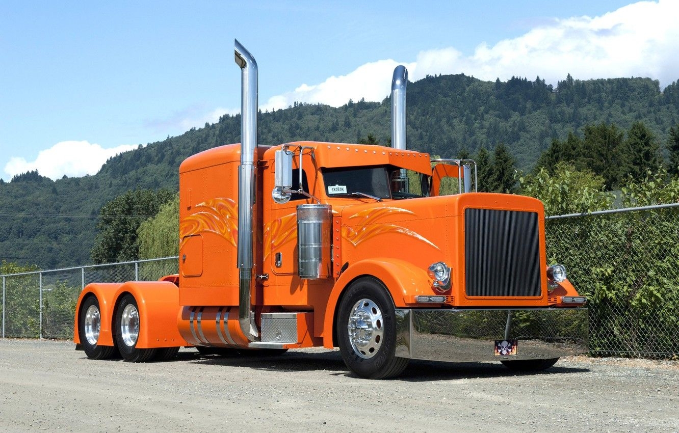 1340x850 Wallpaper tuning, truck, tractor, peterbilt - for desktop, section грузовики, Desktop