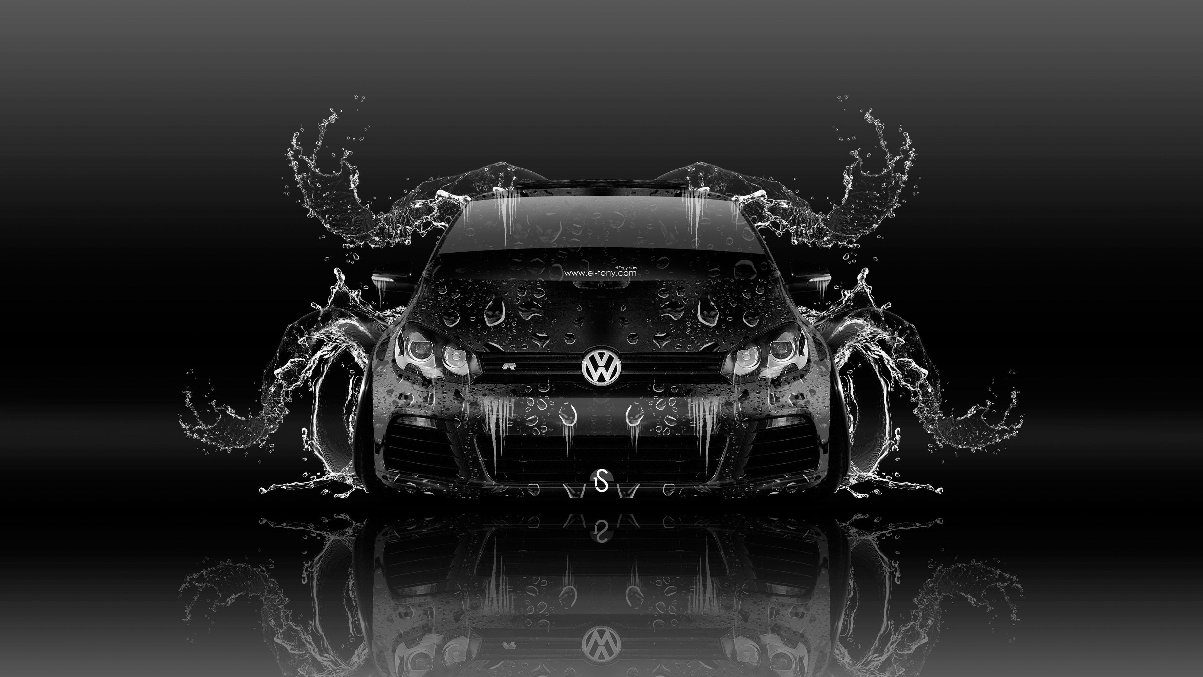 3840x2160 Volkswagen Golf R Front Super Water Car 2016 Wallpaper El Tony, Desktop