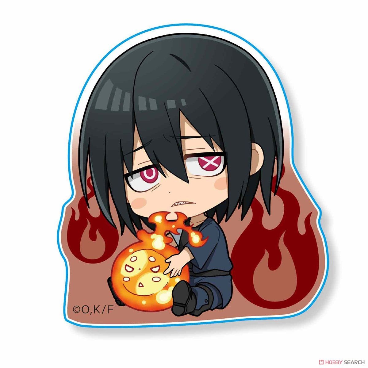 1200x1200 Gyugyutto Acrylic Badge Fire Force Shinmon Benimaru (Anime Toy) Hi, Phone