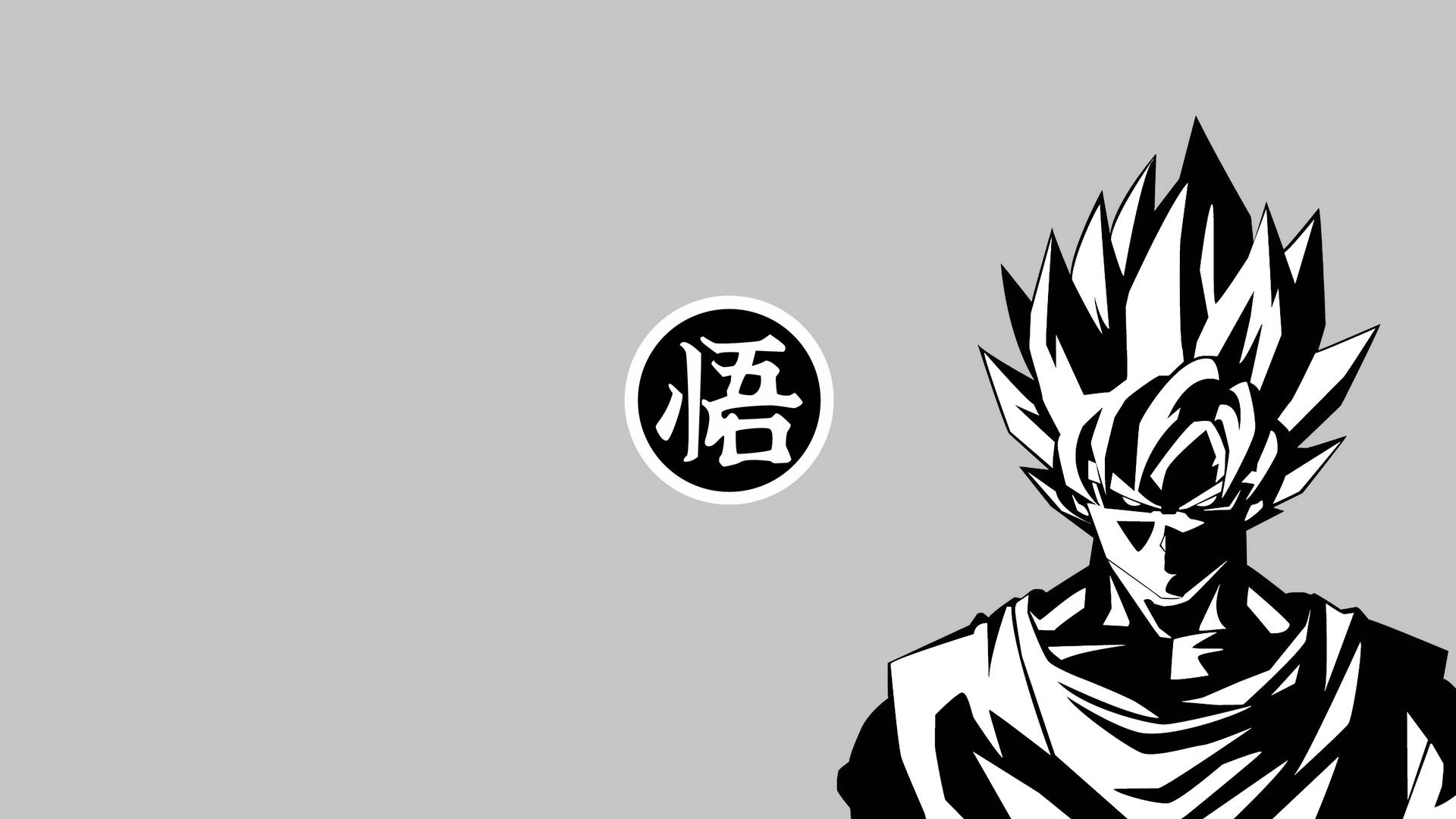 1920x1080 Goku Black And White Wallpaper, Desktop