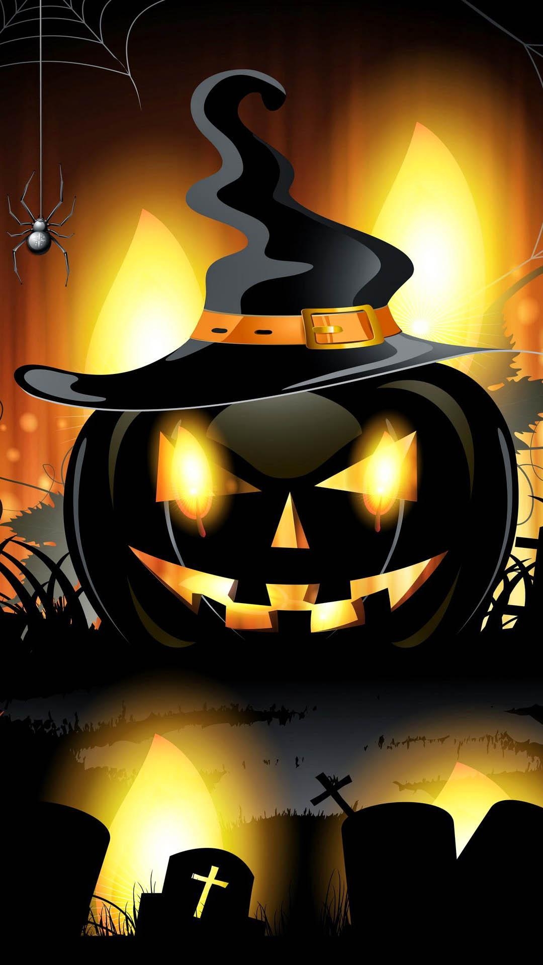 1080x1920 Halloween Wallpaper (4K Ultra HD) for Android, Phone