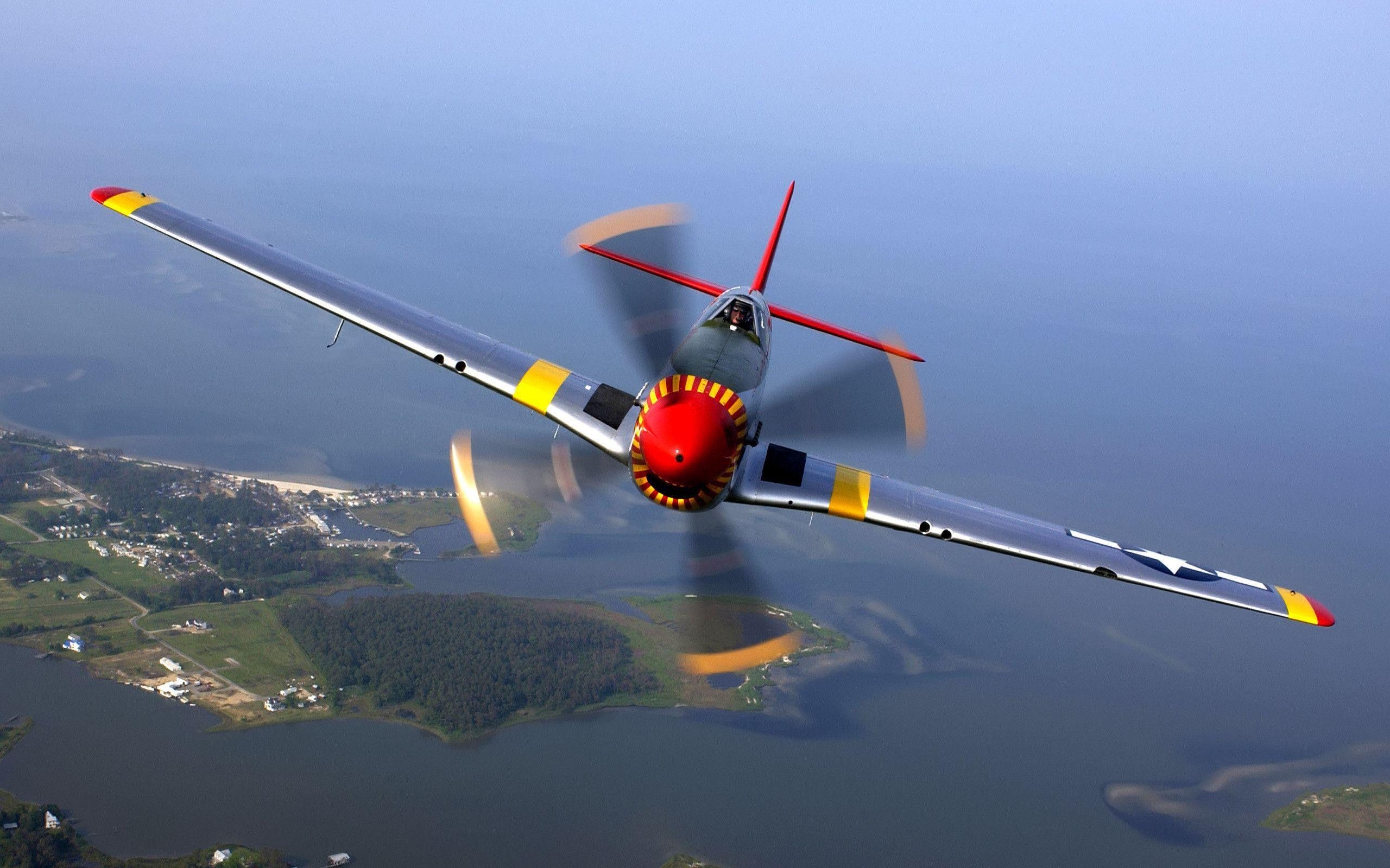 2560x1600 P51 Mustang Flight Wallpaper, Desktop