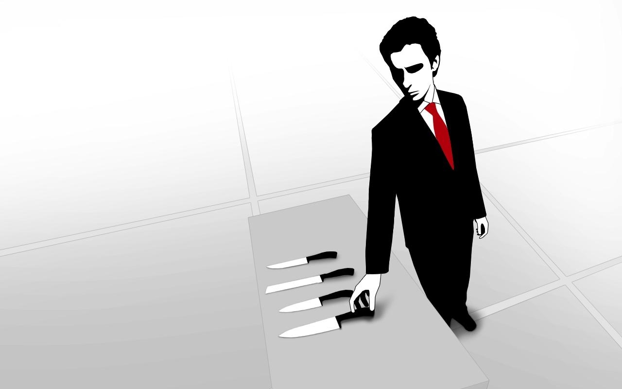 1280x800 Minimalist Patrick Bateman [1280 x 800]: wallpaper, Desktop