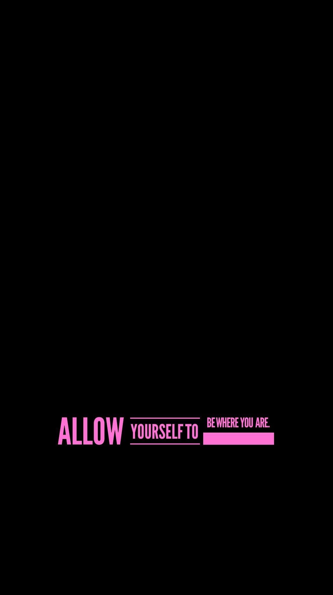 1150x2050 wallpaper, iPhone, Android, background, quote, simple, black, pink, Phone