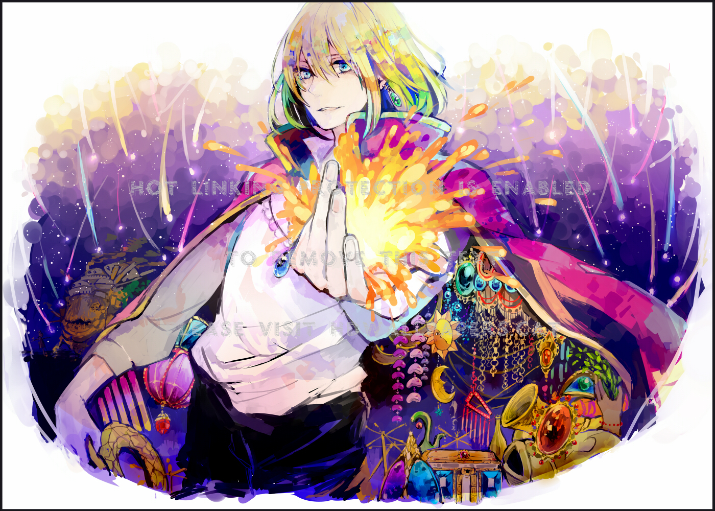 1400x1000 howl's moving castle magic colorful movie, Desktop