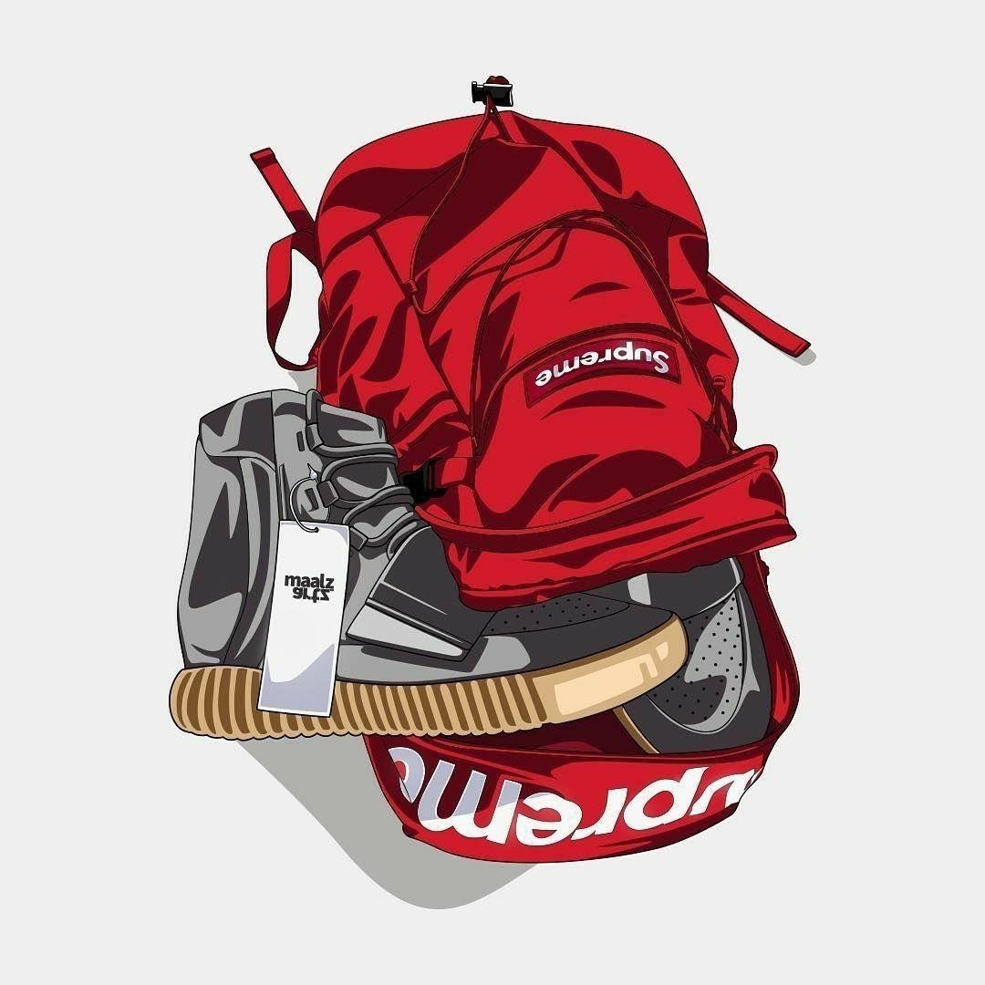 1080x1080 Hypebeast Artwork Supreme Drip Wallpaperwalpaperlist.com, Phone