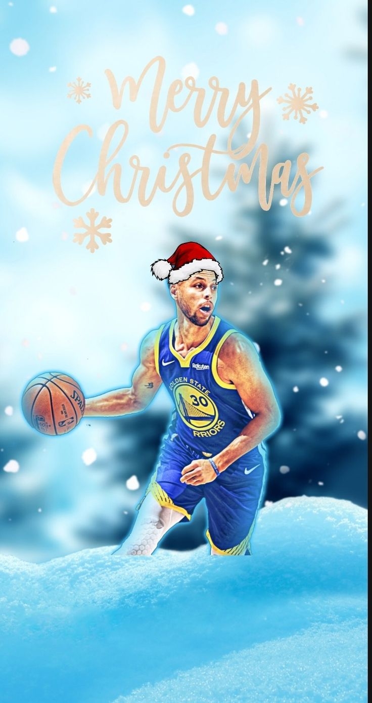 740x1390 Warriors Christmas Wallpaper. Nba, Phone