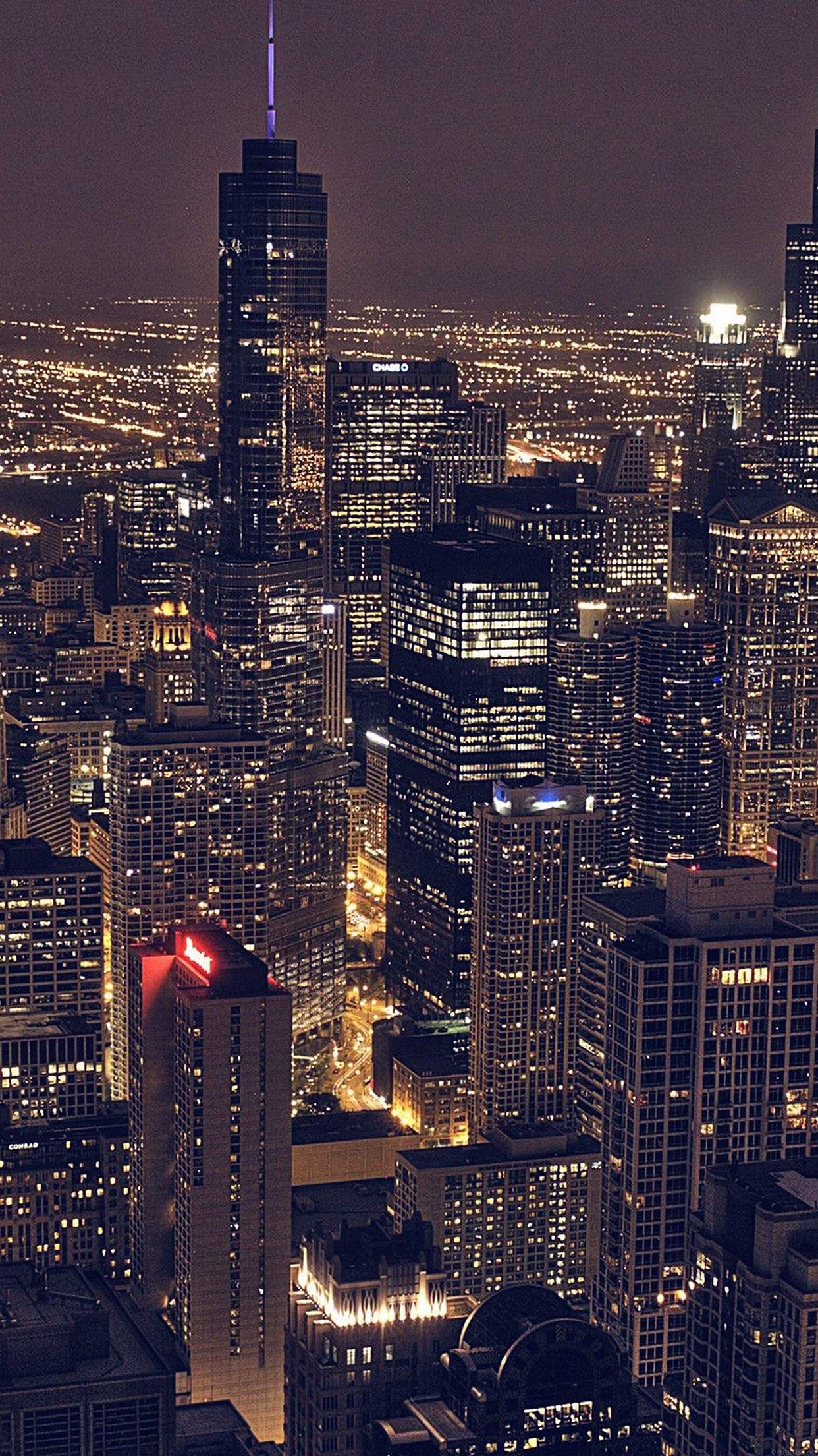 1250x2210 Download Mega Collection of Cool iPhone Wallpaper. City wallpaper, City view night, Chicago city, Phone