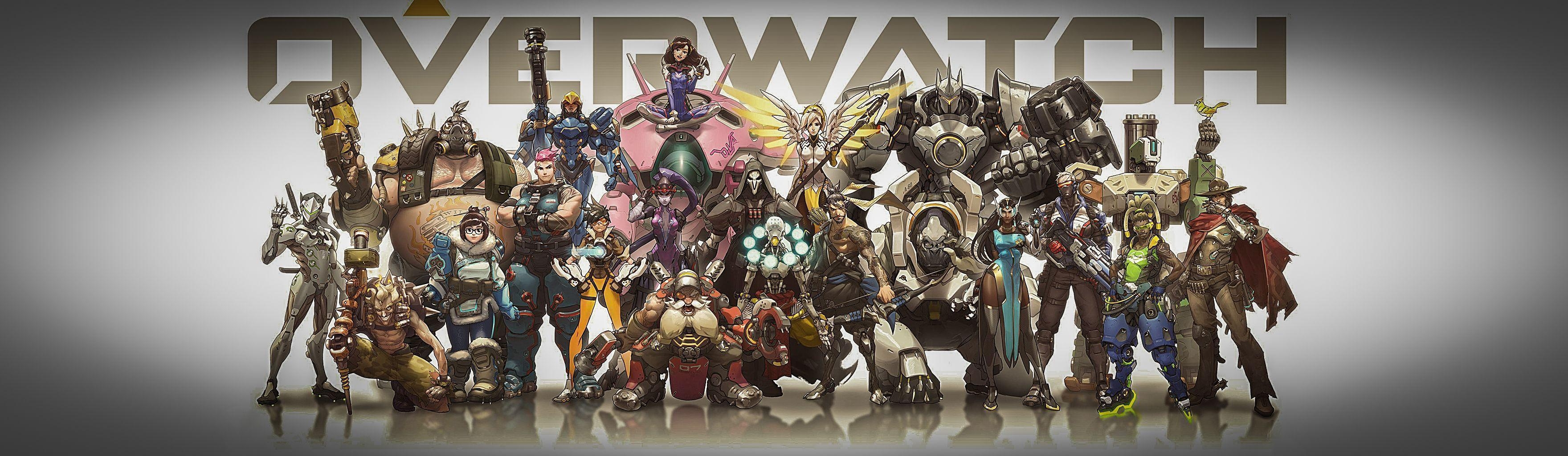 3520x1030 Reaper (Overwatch) HD Wallpaper, Dual Screen