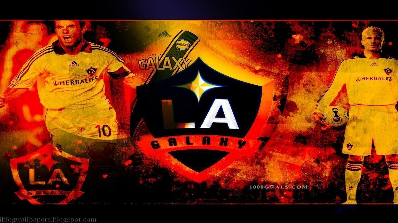 1370x770 LA Galaxy Logo Wallpaper, Desktop