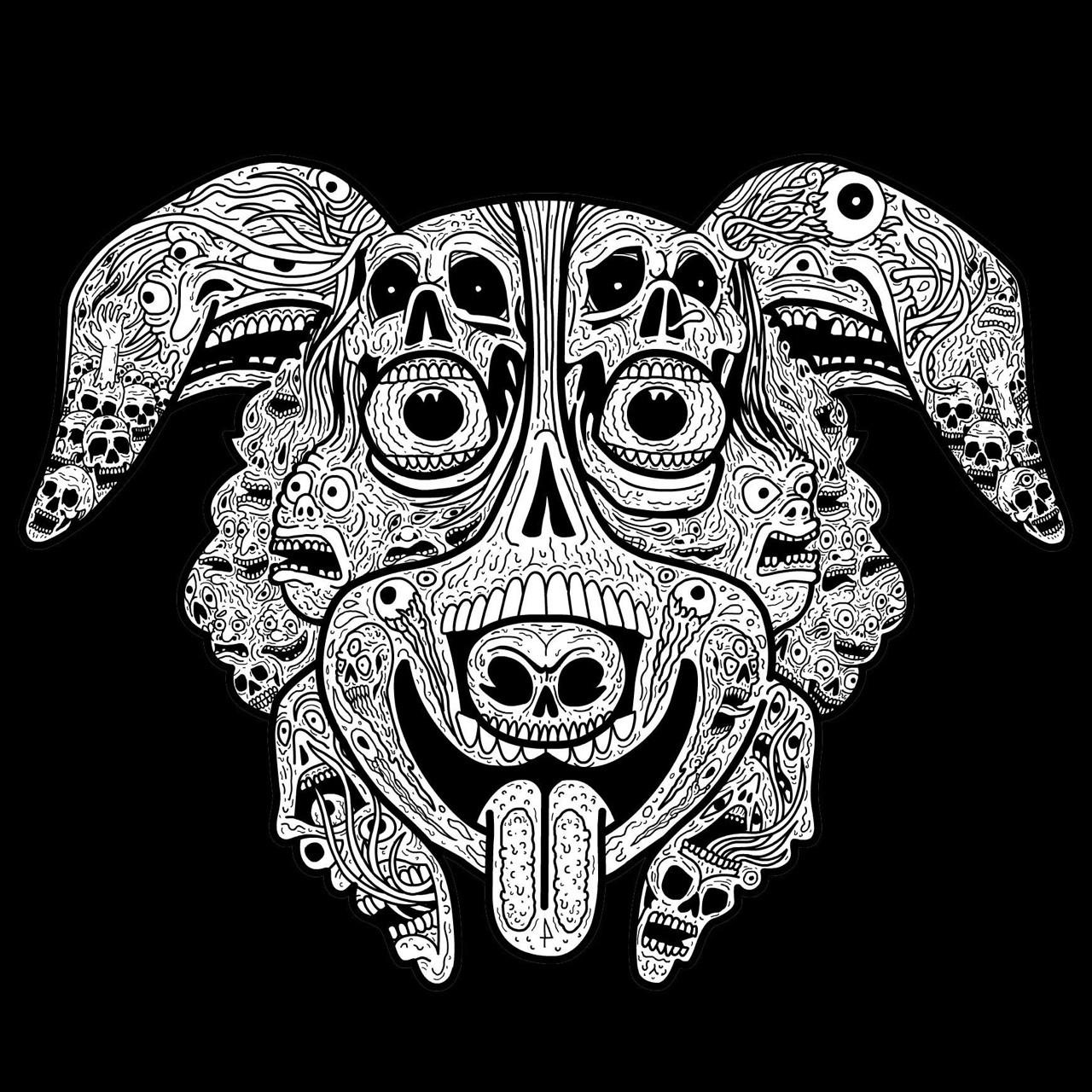 1280x1280 Mr. Pickles skull design (xpost Tumblr), Phone