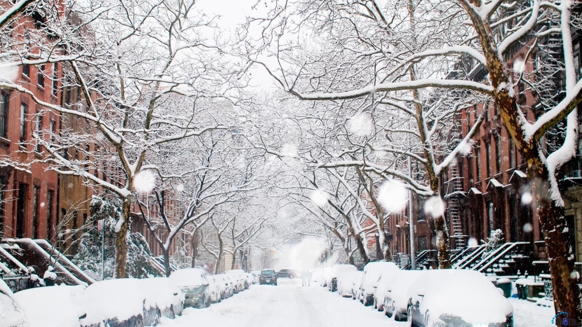 1920x1080 Winter in the City, Desktop
