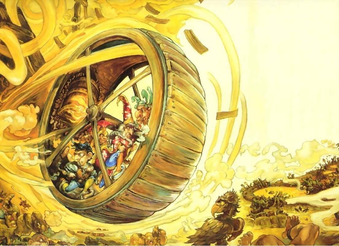 1110x800 Josh Kirby. Fantasy, Terry pratchett, Art, Desktop