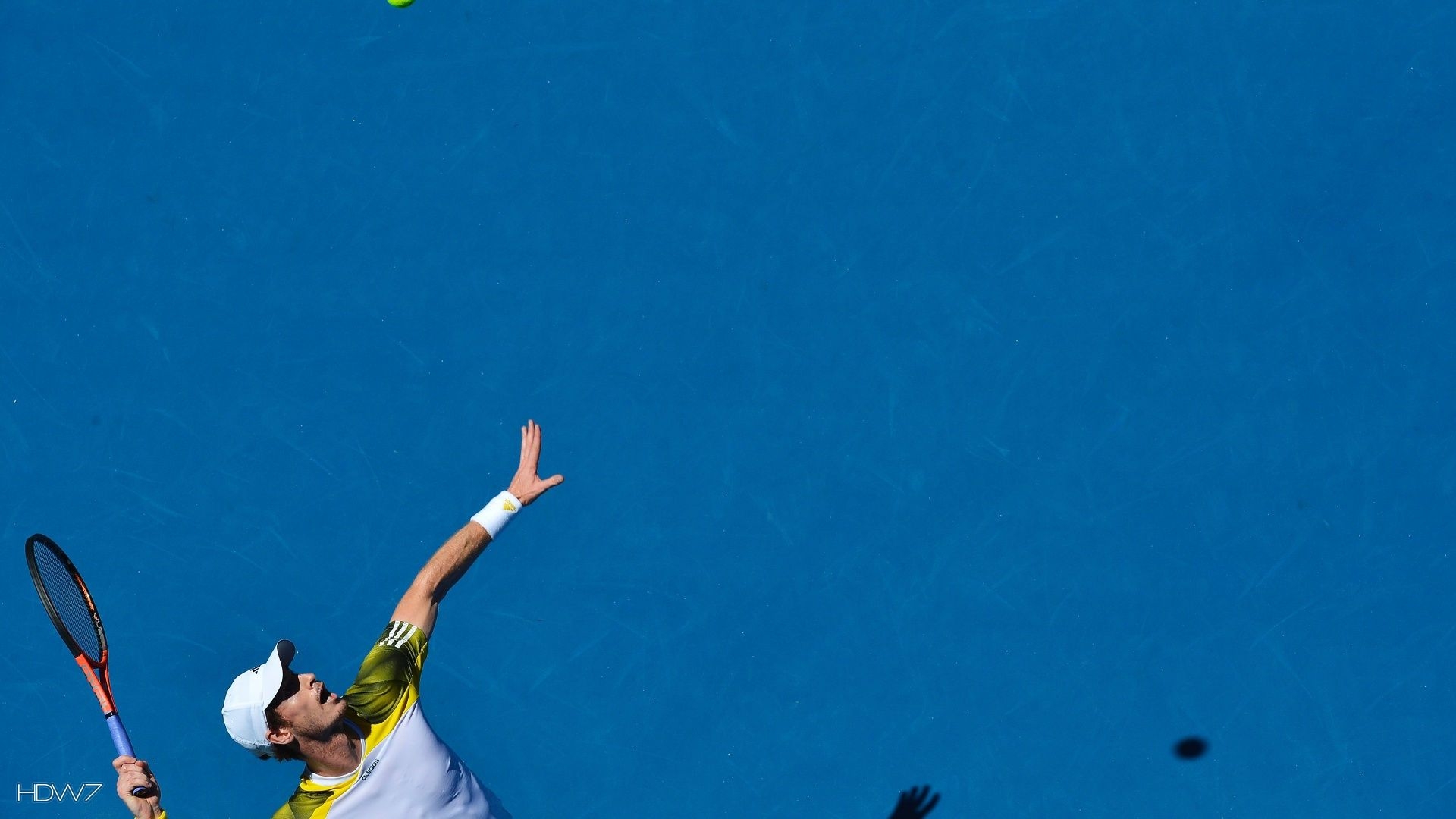 1920x1080 andy murray serving blue tennis hard court full HD. HD wallpaper, Desktop