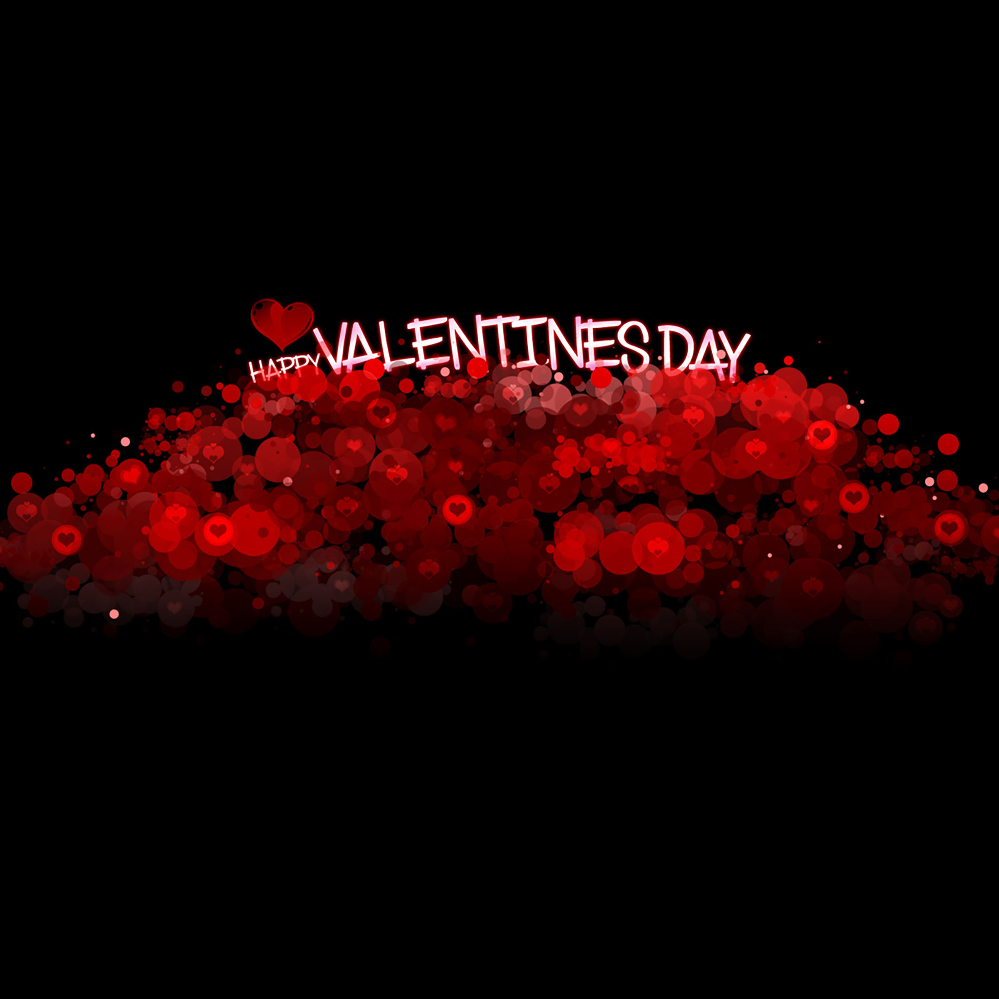 2050x2050 Valentine's Day iPad Wallpaper, Phone