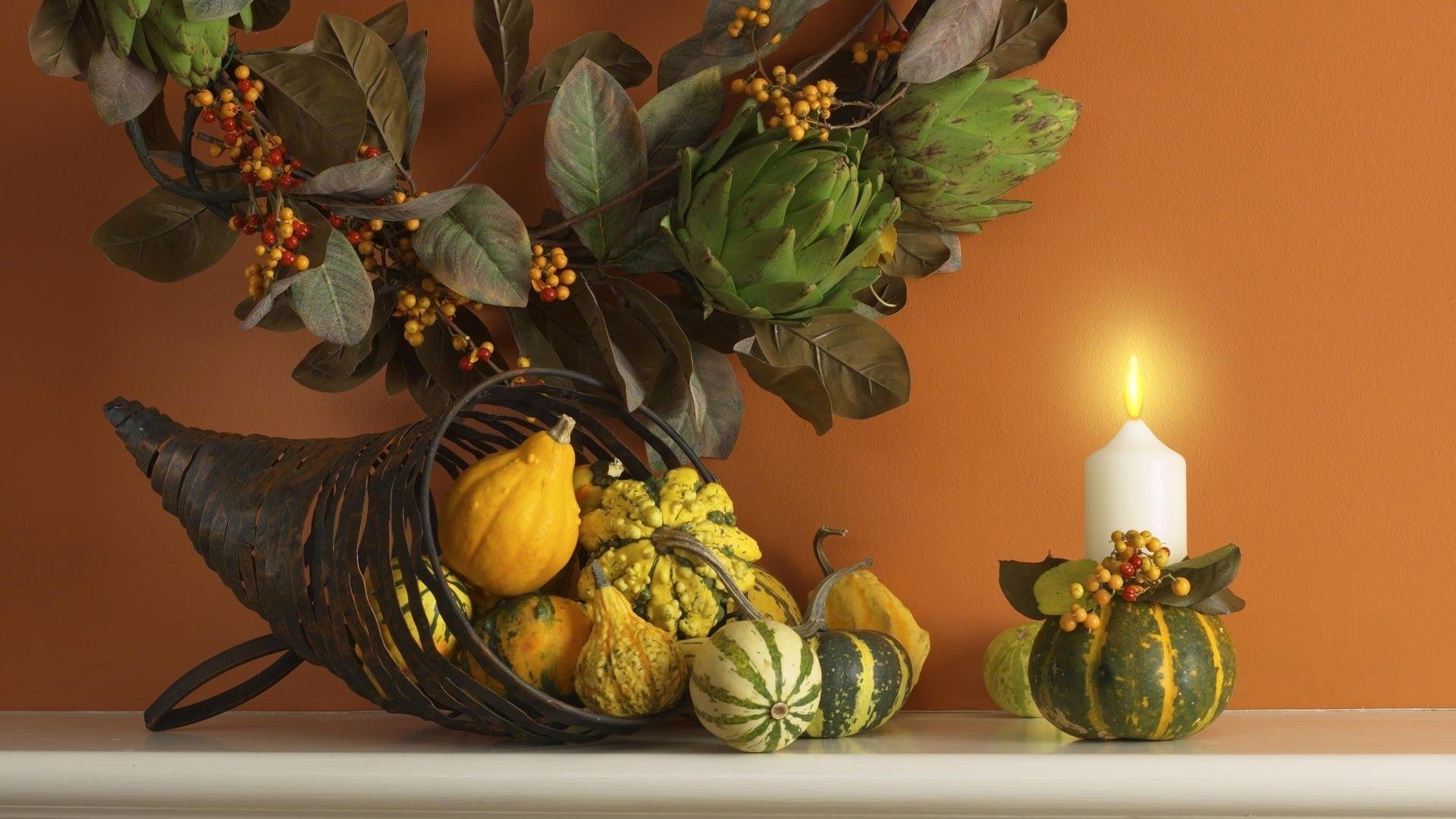 1920x1080 Simply: Vegetables Thanksgiving cornucopia horn, Desktop