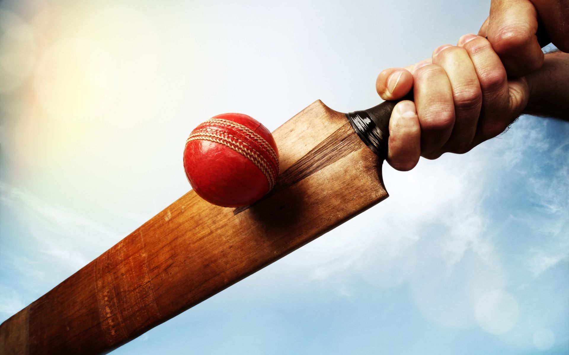 1920x1200 Desktop Wallpaper Red Ball, Cricket Bat, Sports, HD Image, Picture, Background, Yeugi3, Desktop