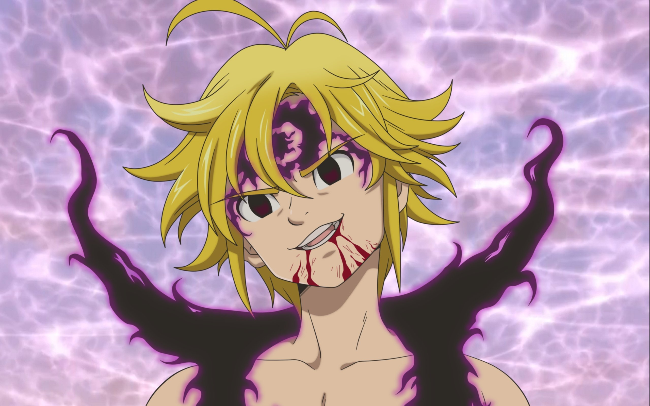 2560x1600 Wallpaper of Meliodas, The Seven Deadly Sins, Demon, Blood, Desktop