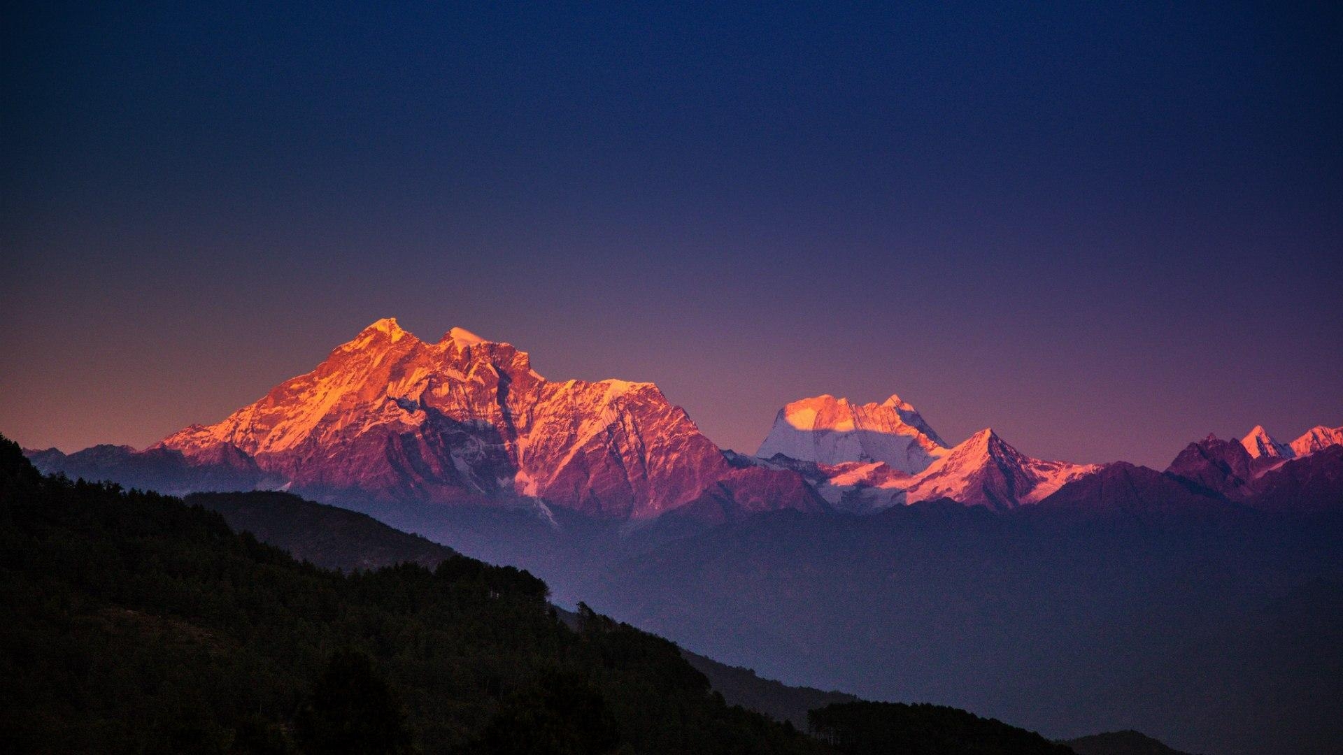 1920x1080 Himalaya mountain peaks in Nepal wallpaper and image, Desktop