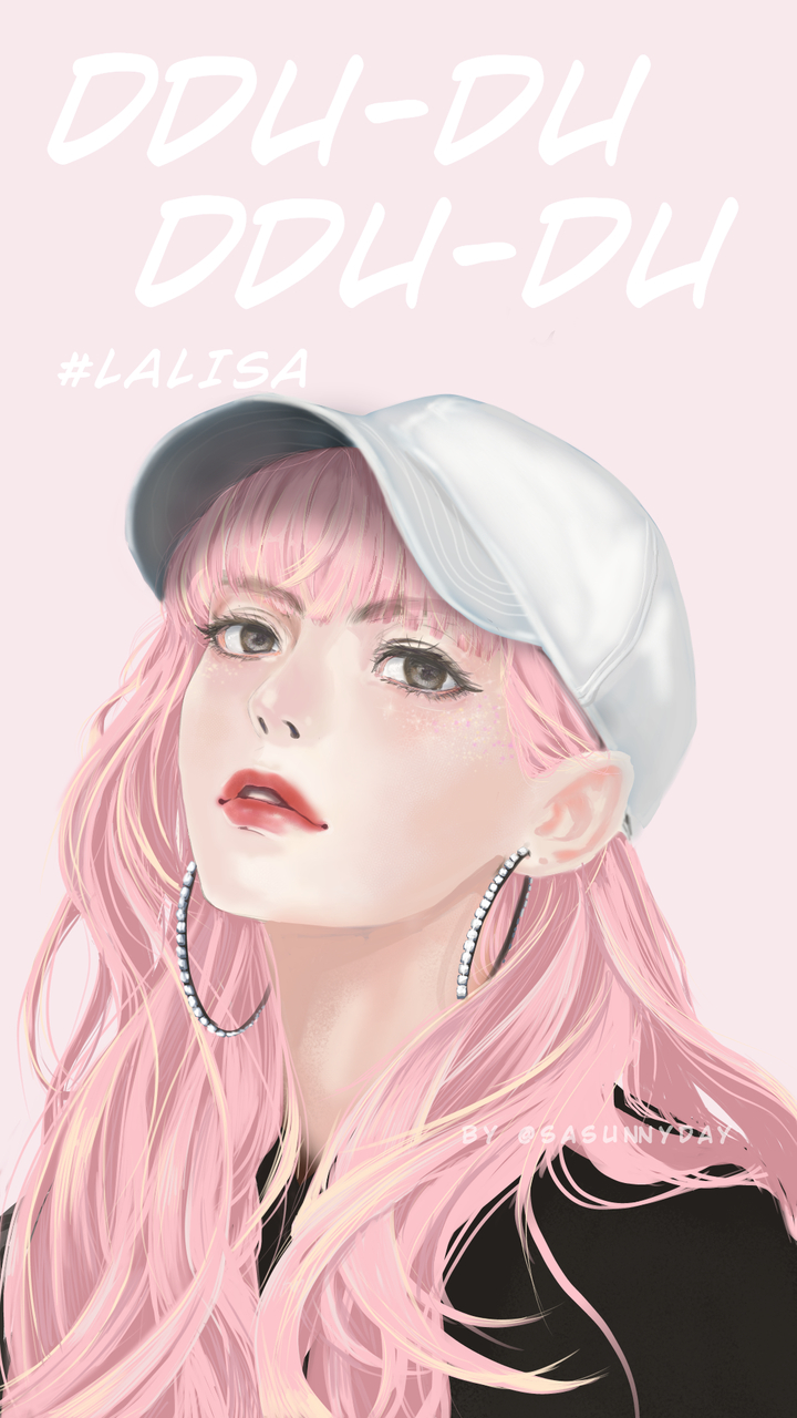 720x1280 Black Pink Screen Wallpaperẽ Tranh Lisa Anime, Phone